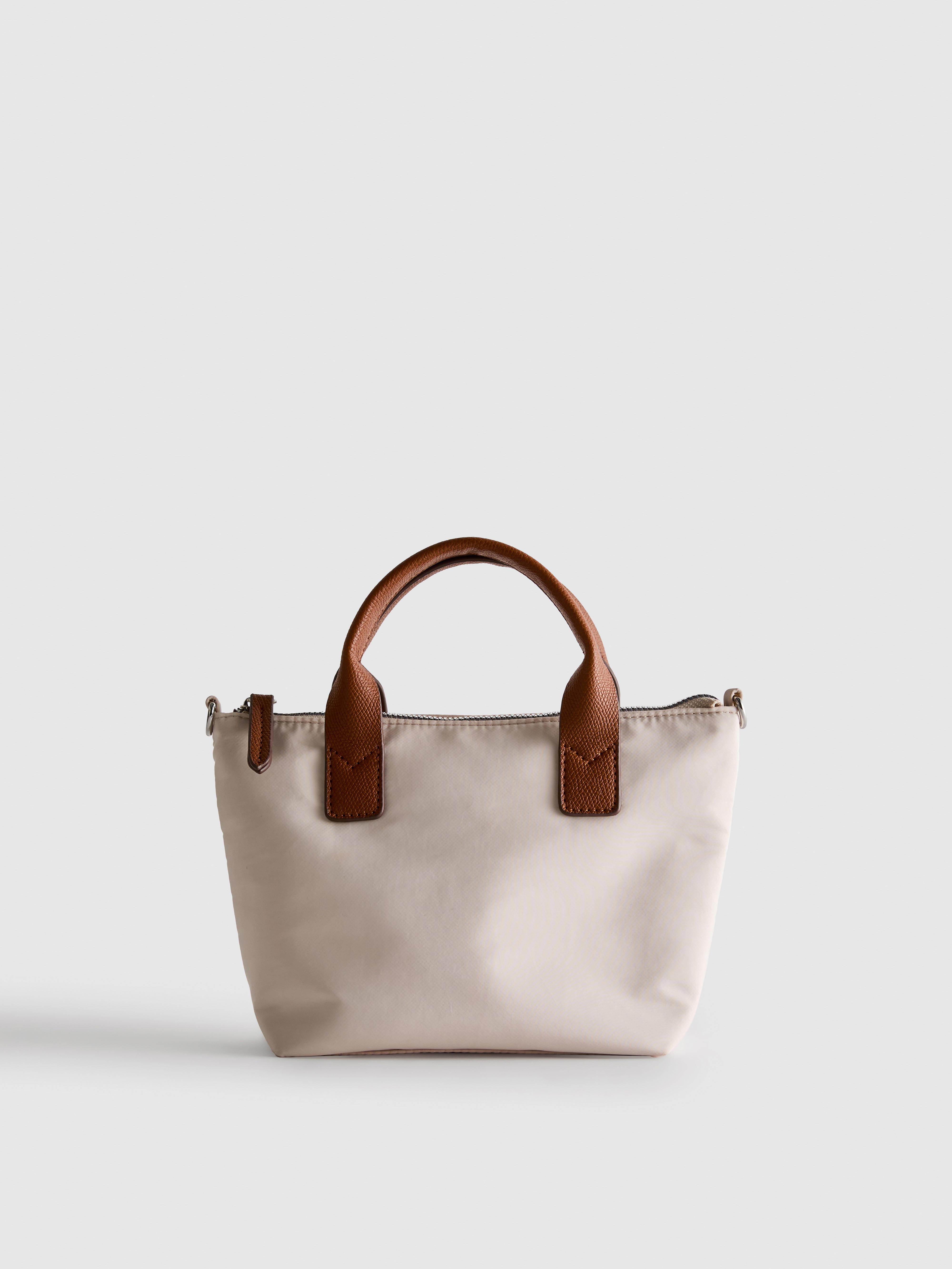 Women's Ivory Mini Shopper Bag