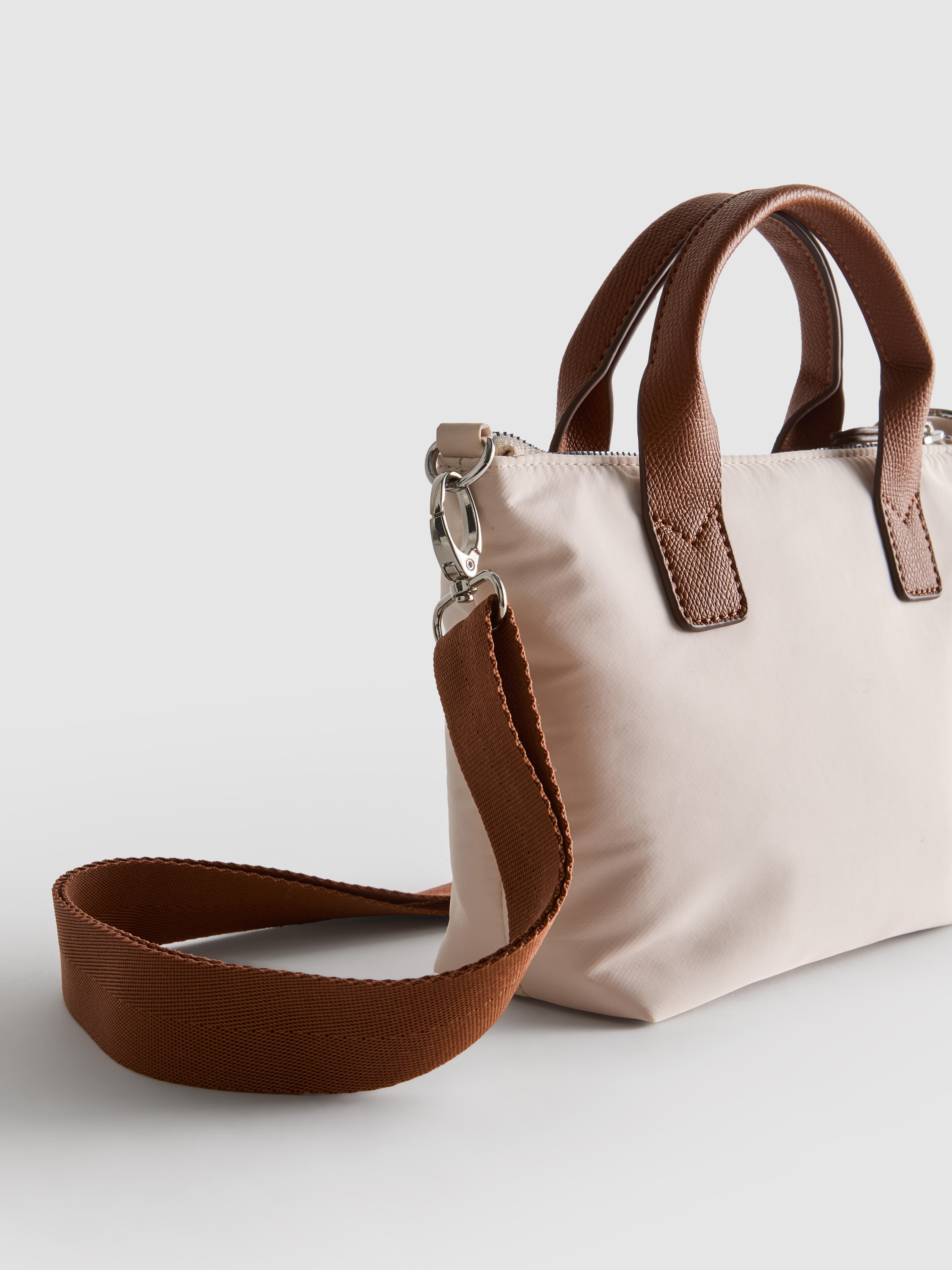 Women's Ivory Mini Shopper Bag