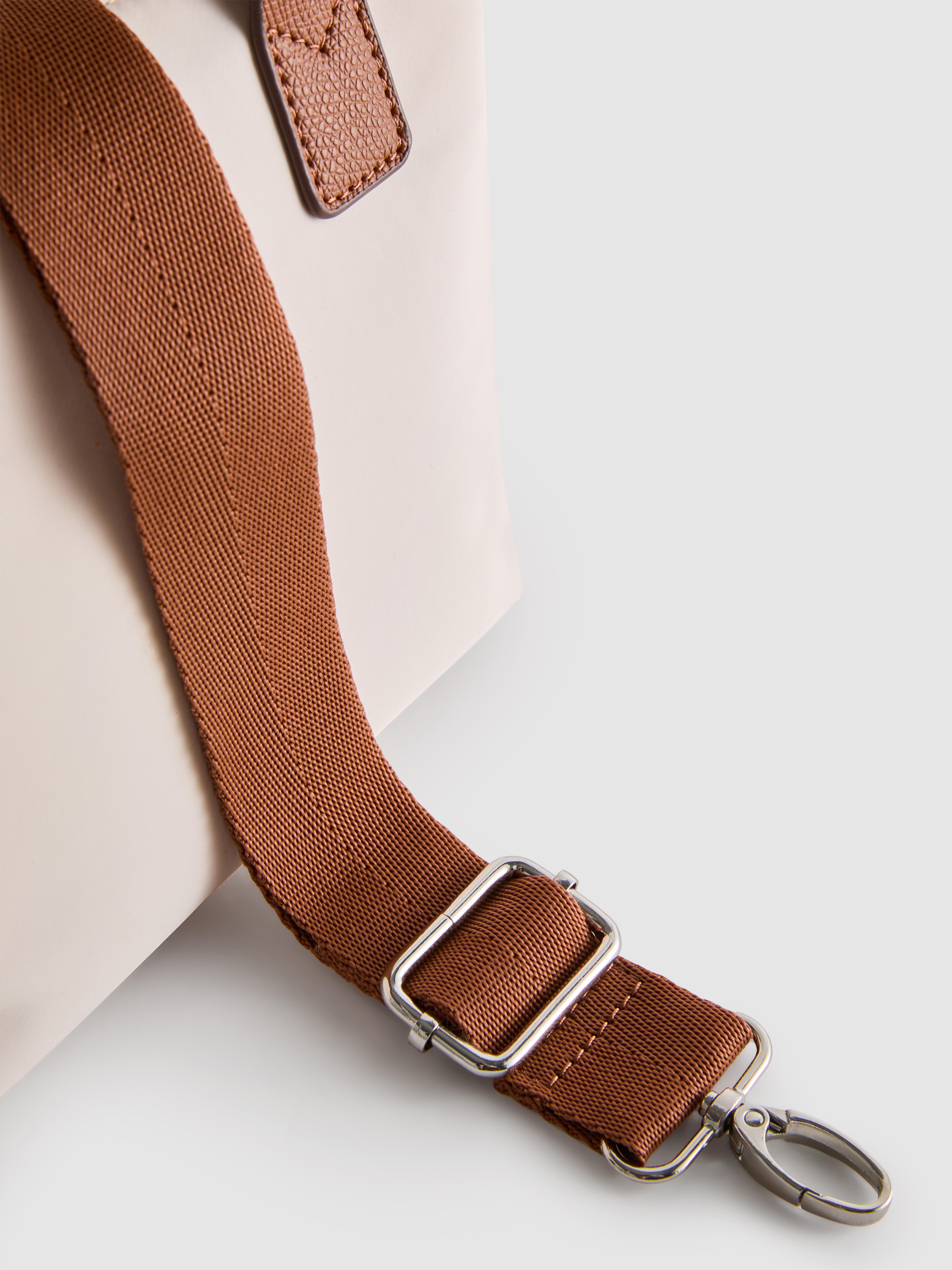 Women's Ivory Mini Shopper Bag