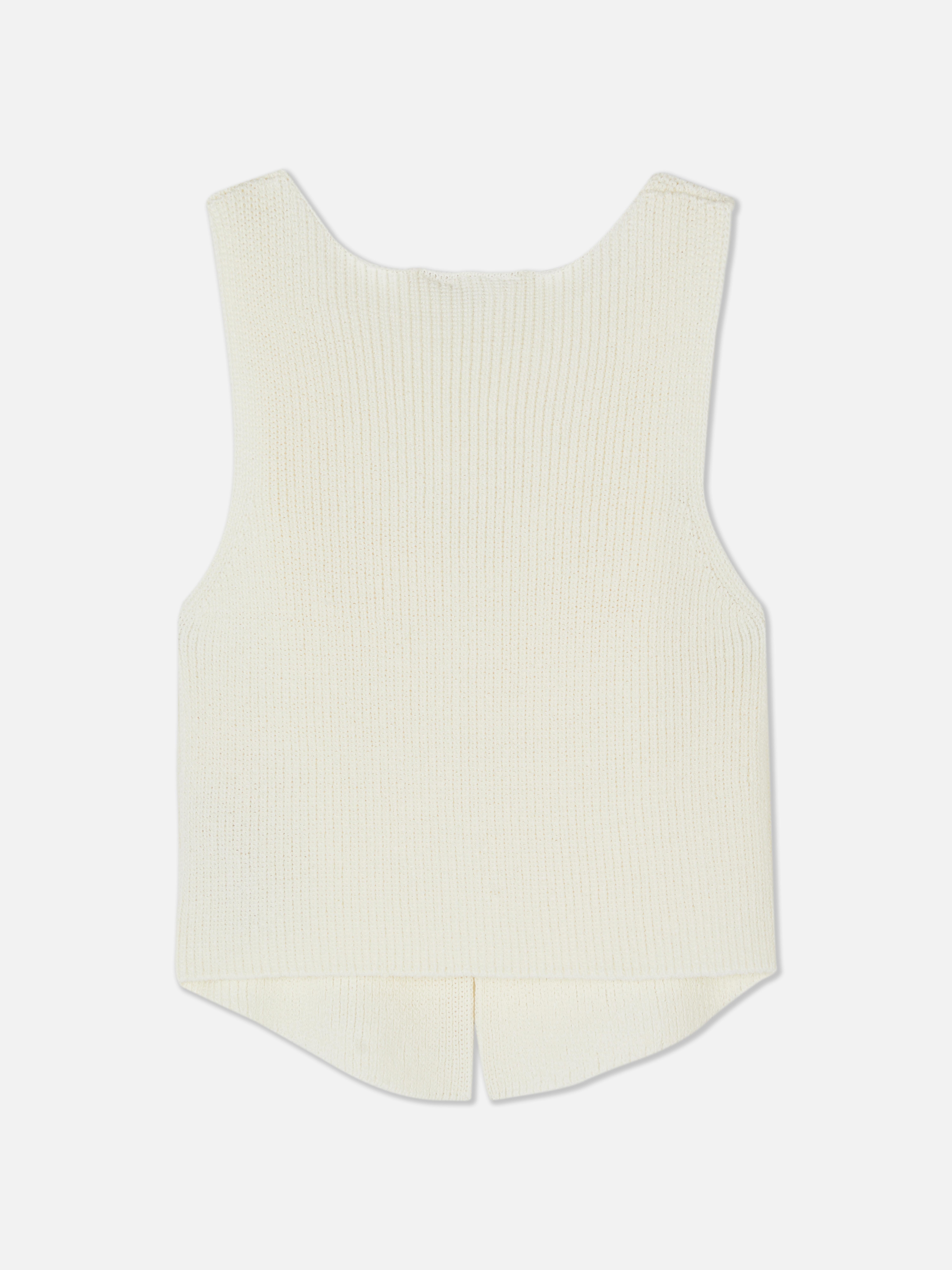 Strickweste mit Knöpfen