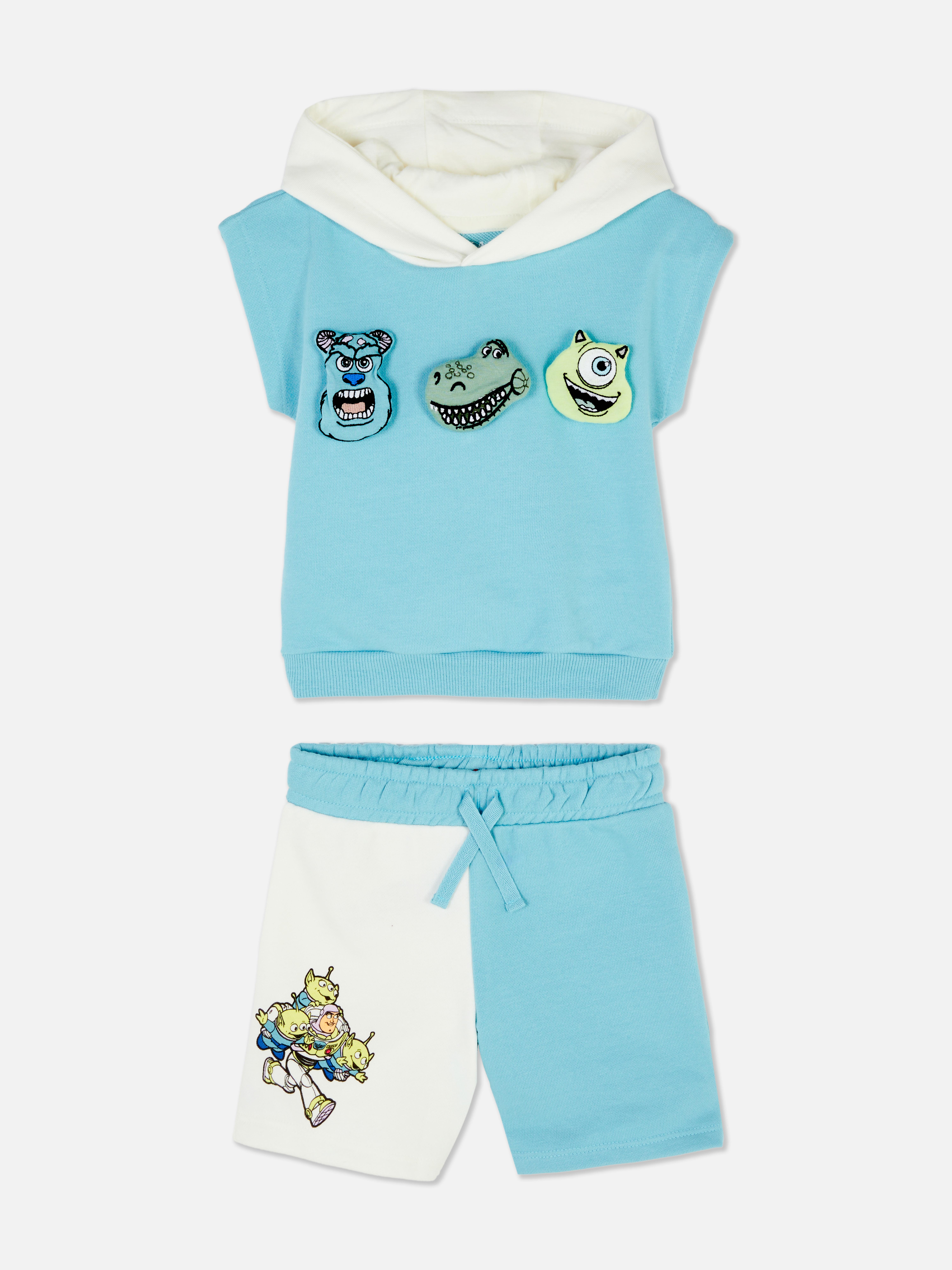 „Disney Pixar“ Hoodie und Shorts im Set