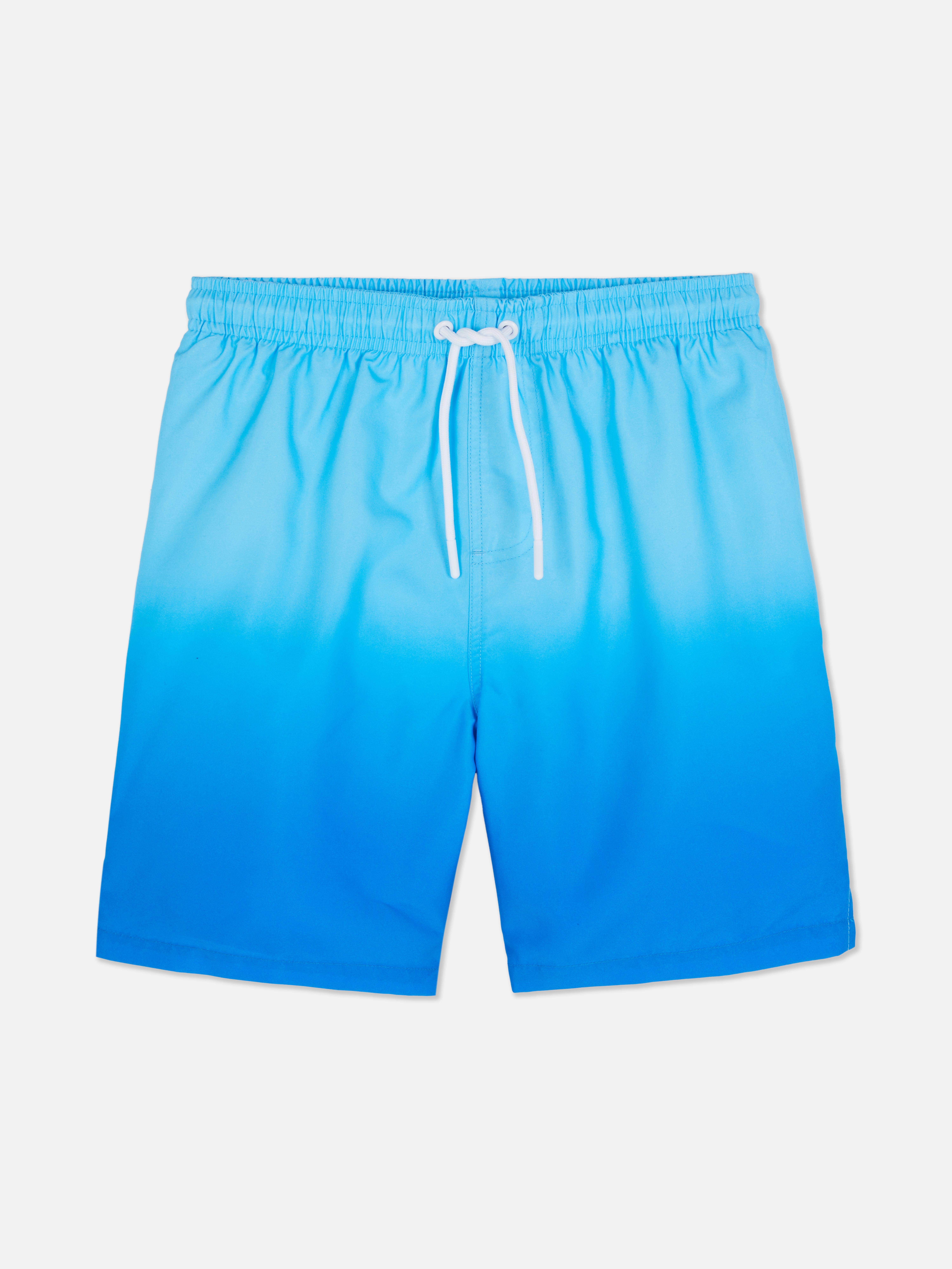 Calções banho com cordão ombré