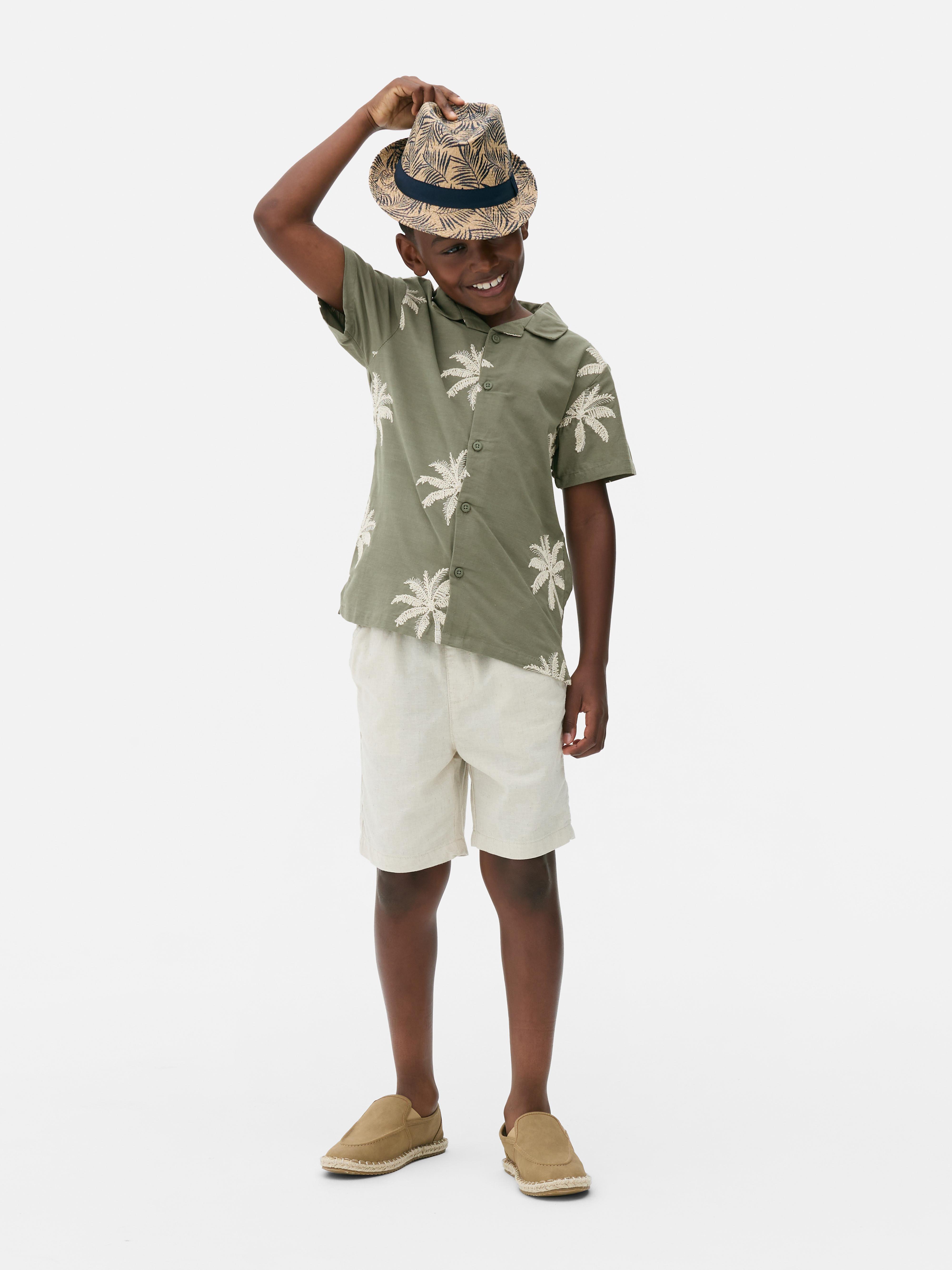 Camisa de manga corta con botones