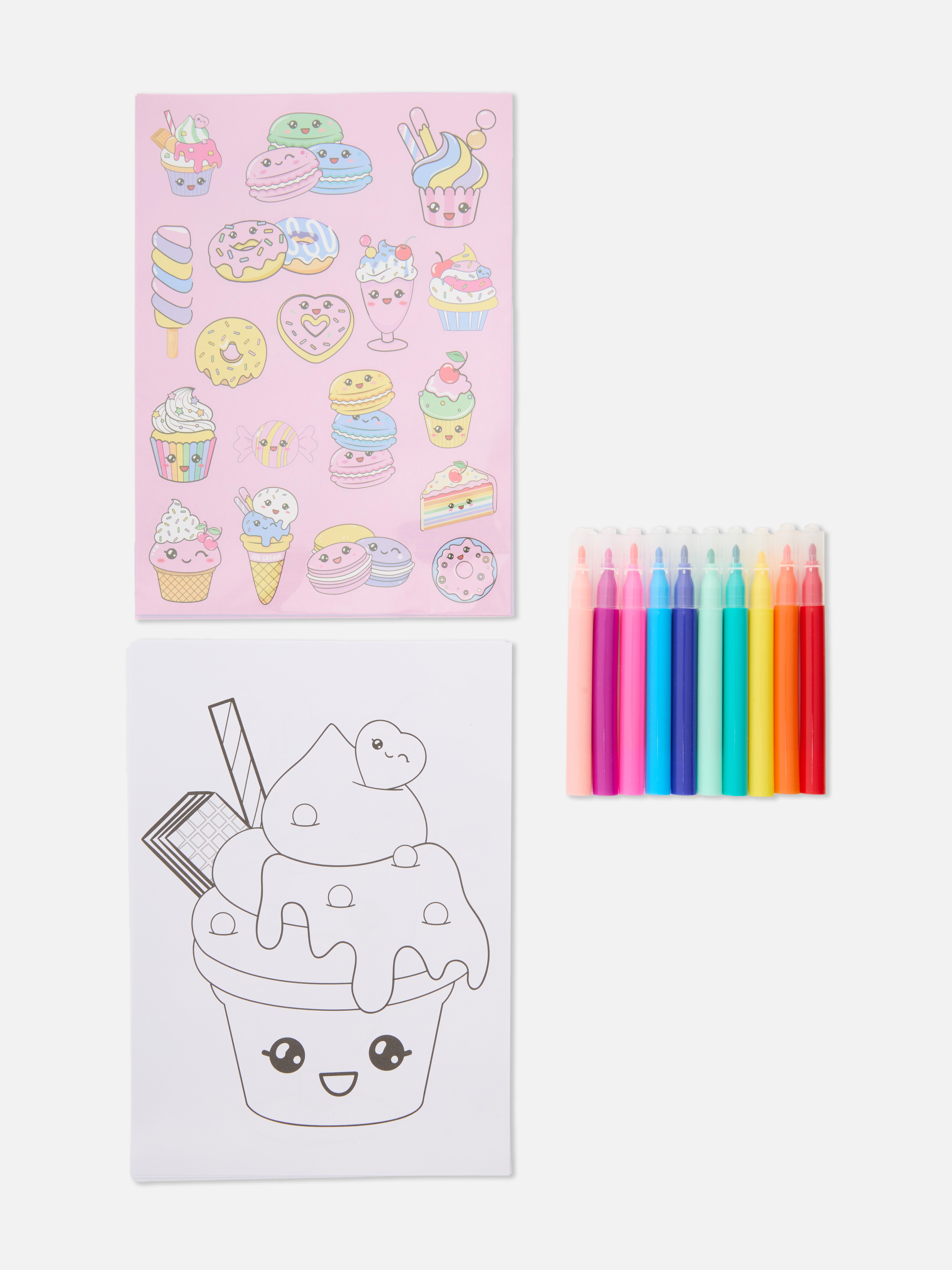 Dessert Scented Colouring Set