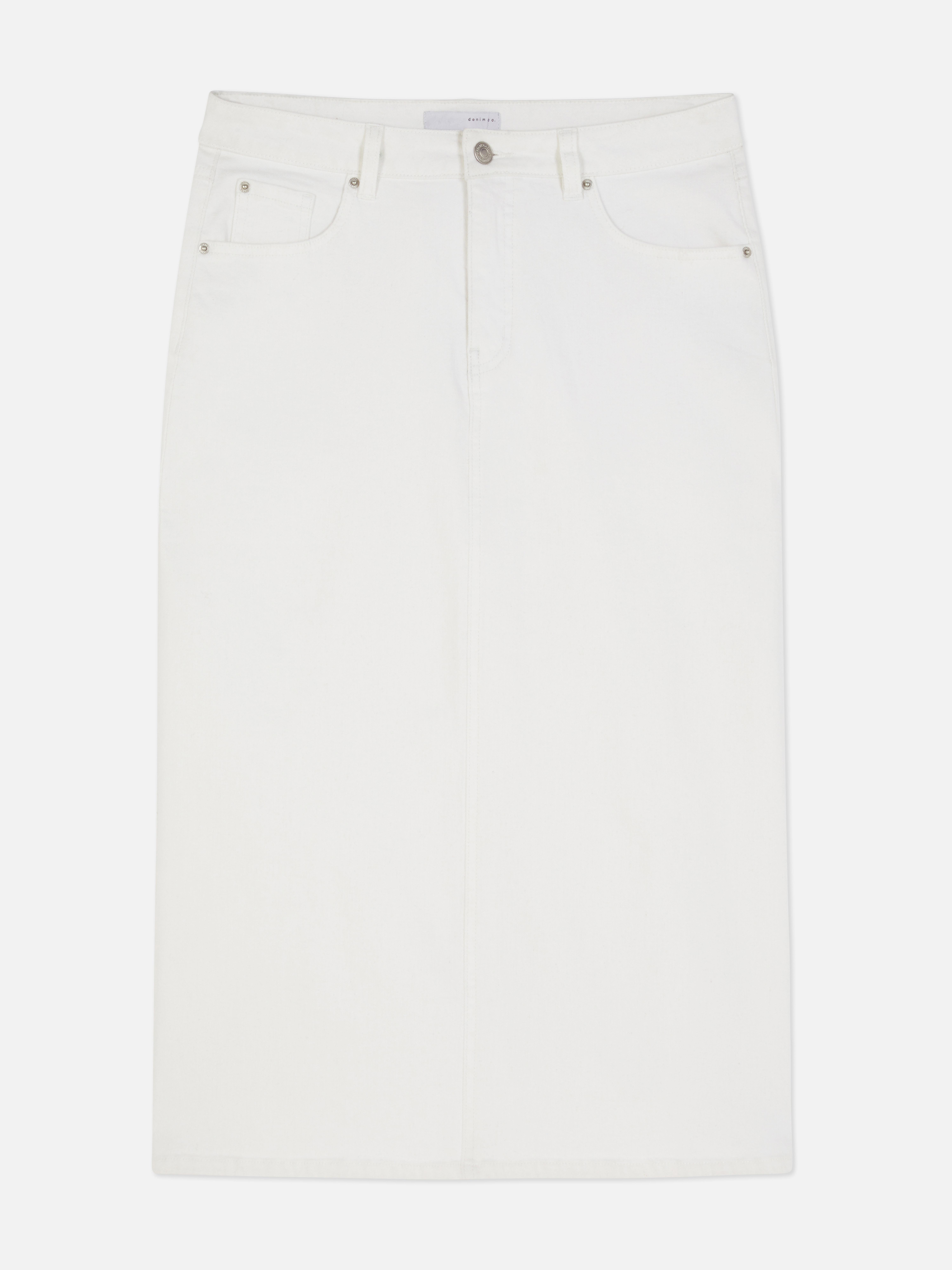Midi-Jeansrock