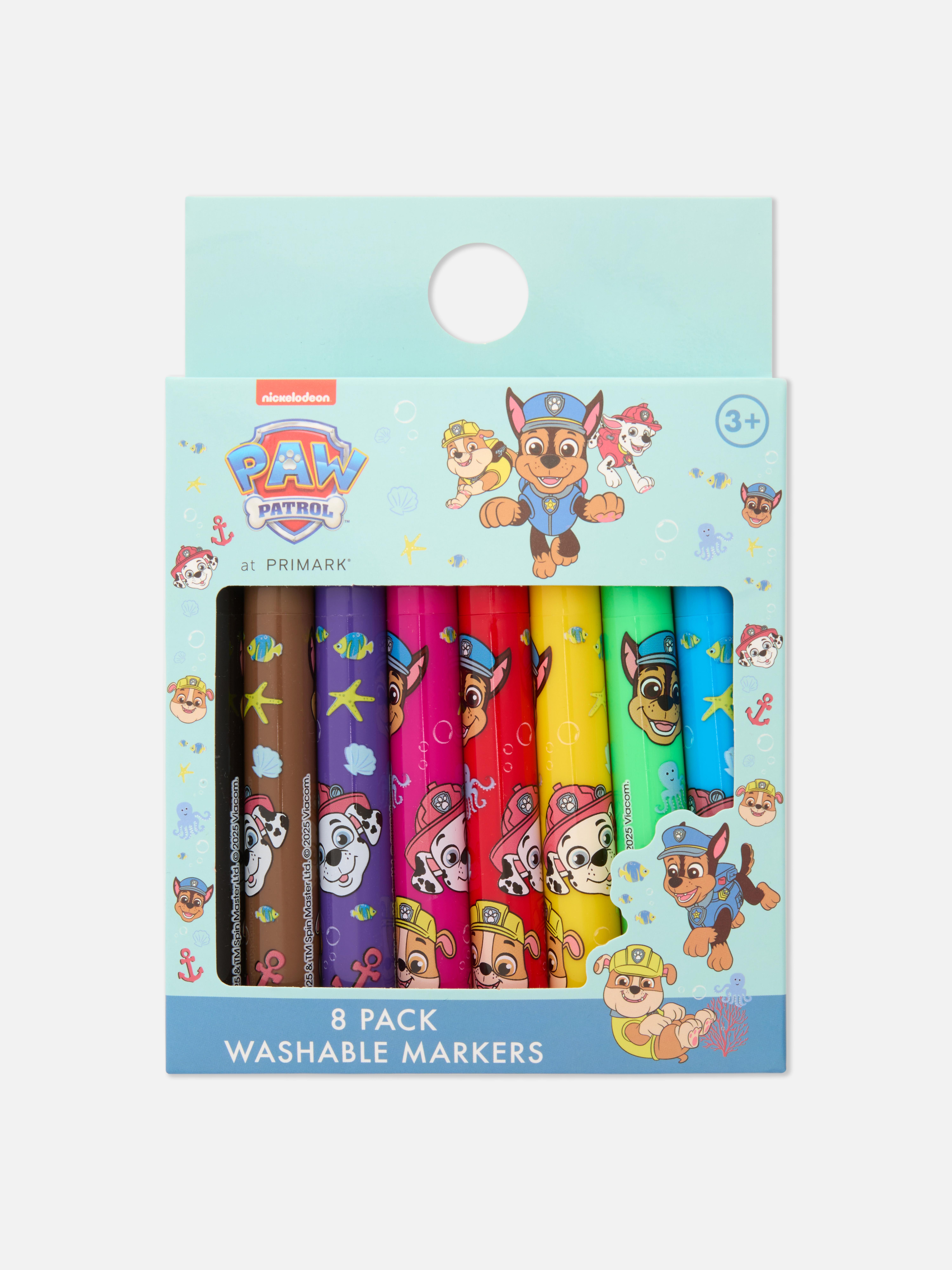 Abwaschbare „PAW Patrol“ Filzstifte, 8er-Pack