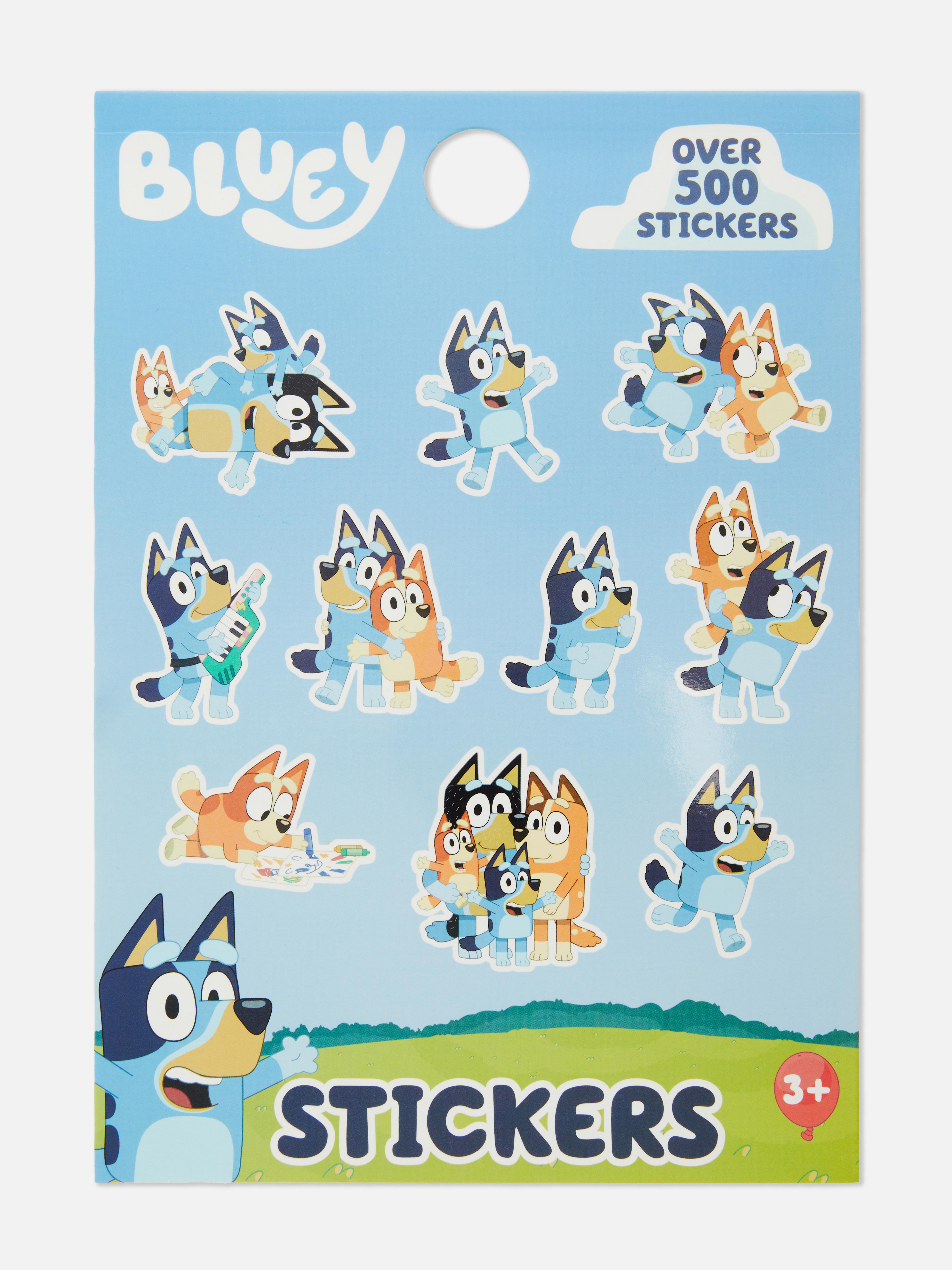 Livre d'autocollants Bluey