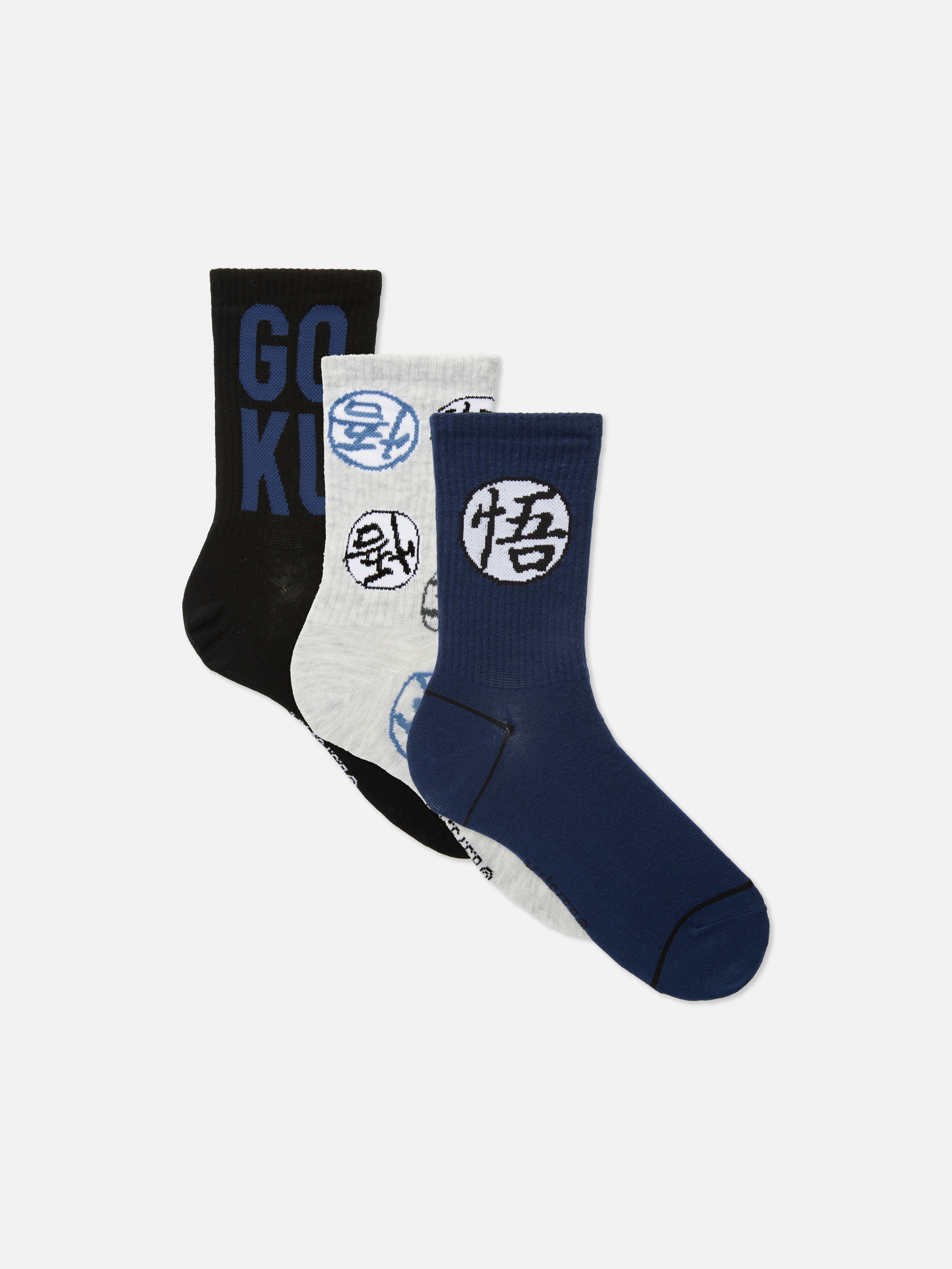 Lot de 3 paires de chaussettes Dragon Ball Z