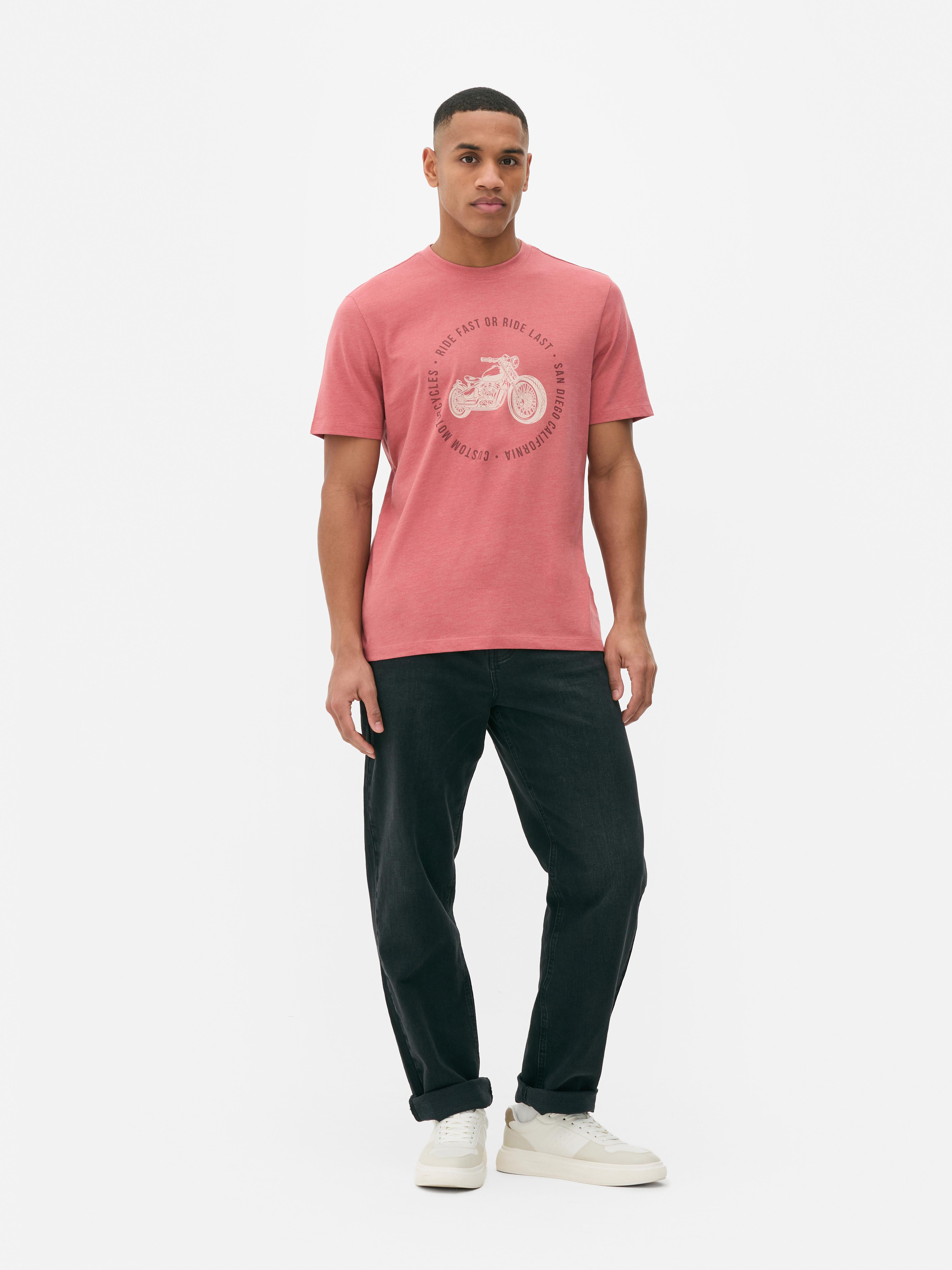 Motorcycle Graphic T-Shirt