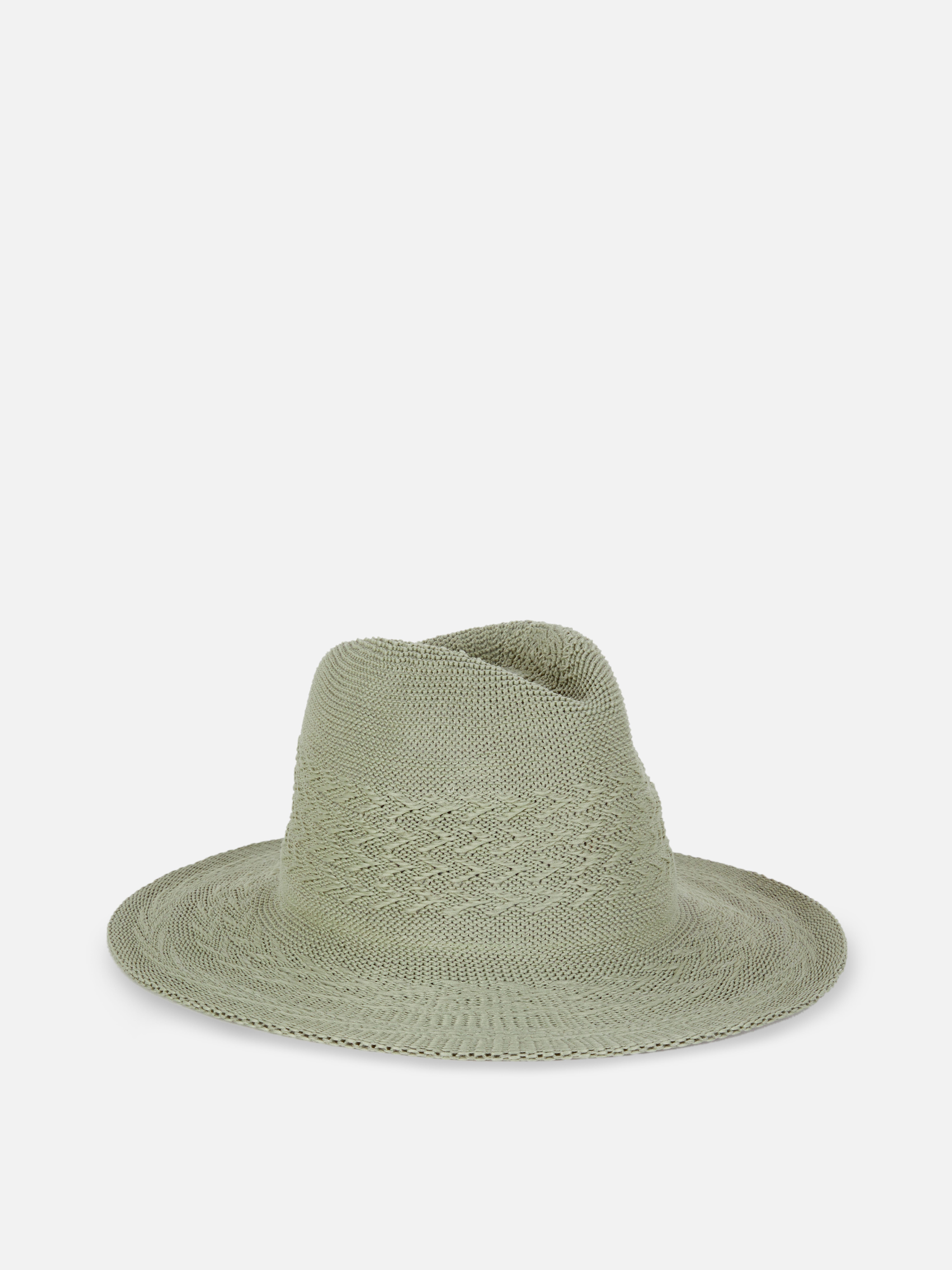 Chapeau panama tissé Vert