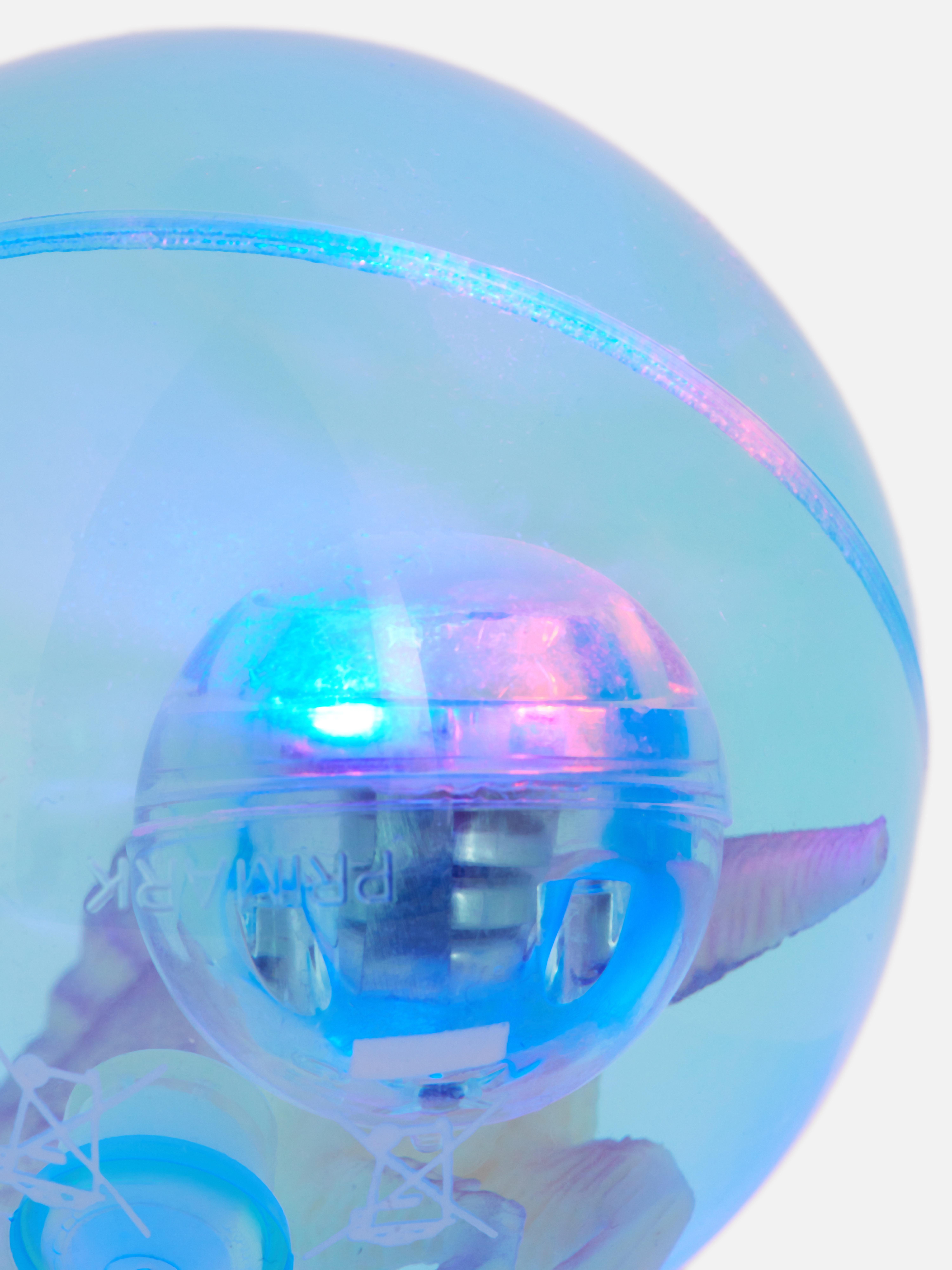 Stuiterbal met led in dinosaurusthema