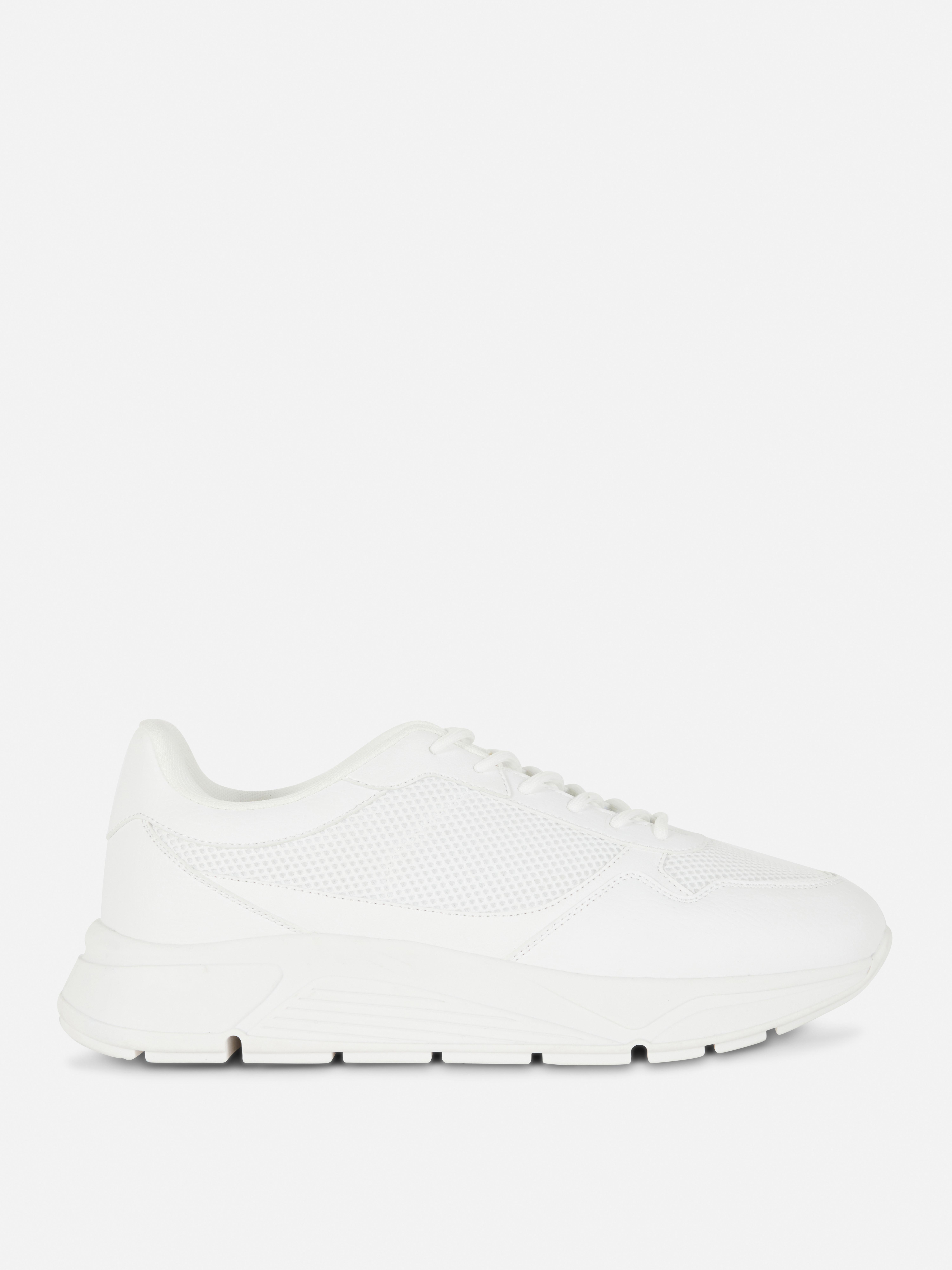 Mesh Lace-Up Trainers