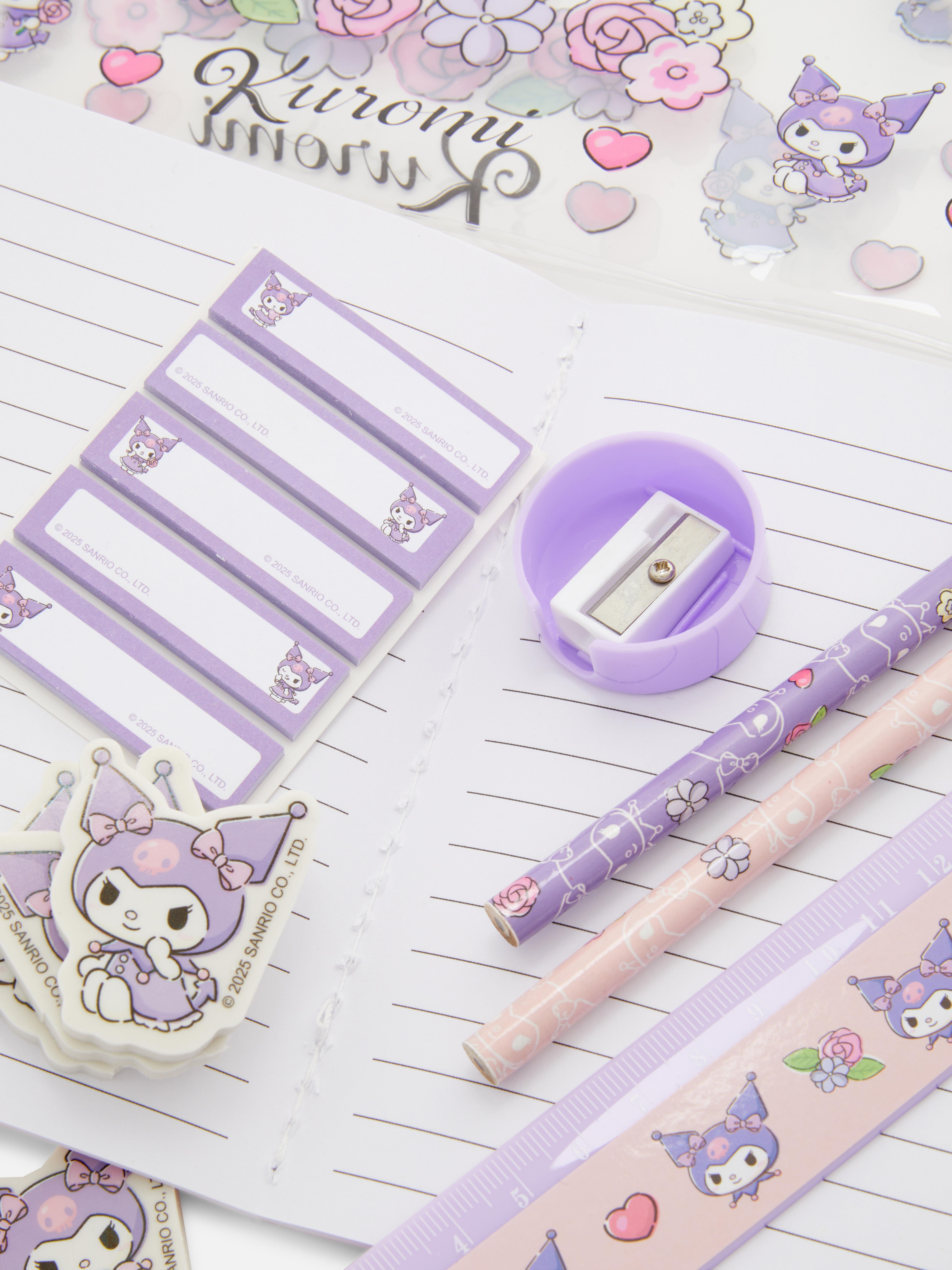 Hello Kitty Kuromi Stationery Set