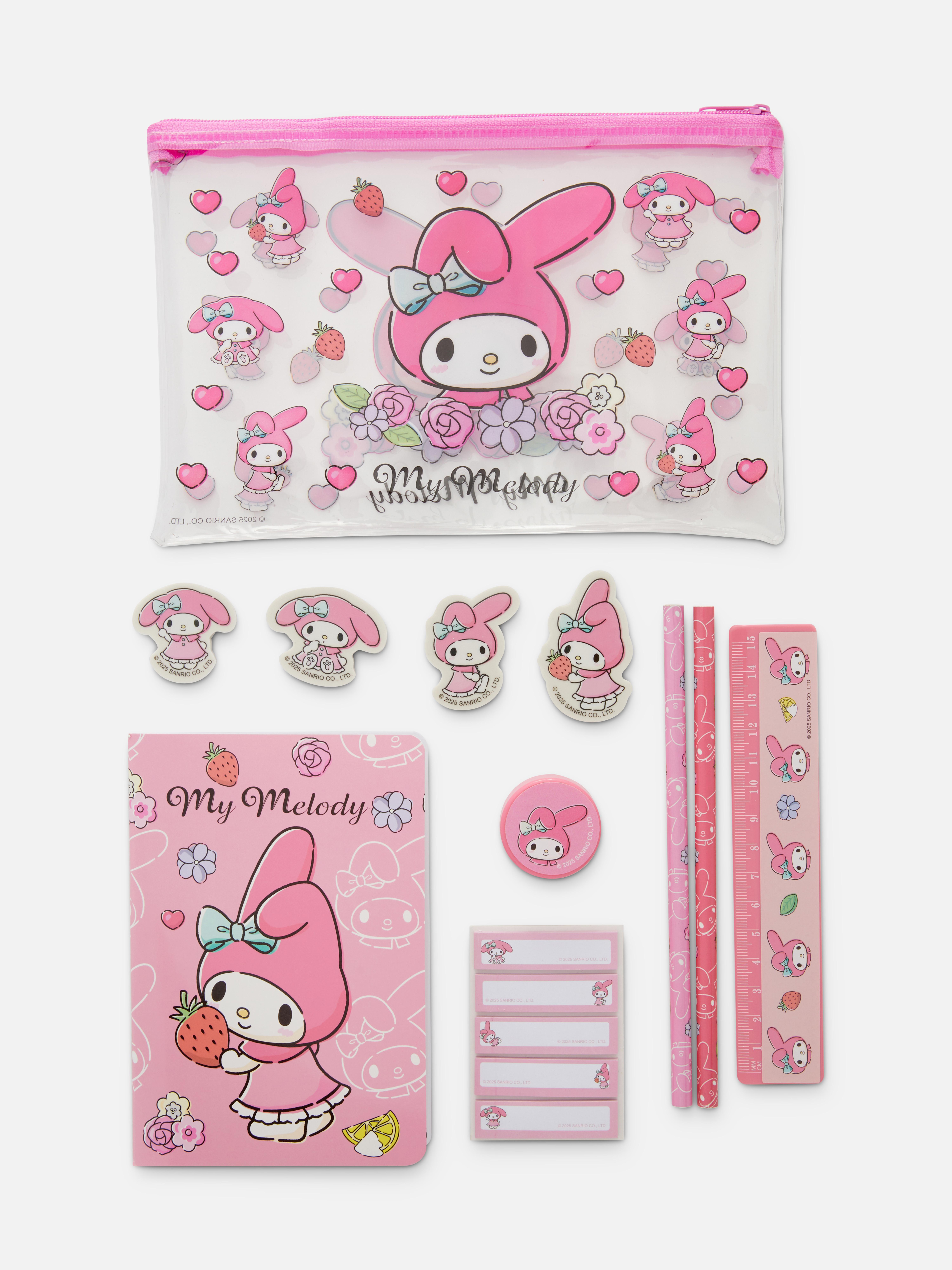 Hello Kitty My Melody Bumper Stationery Set