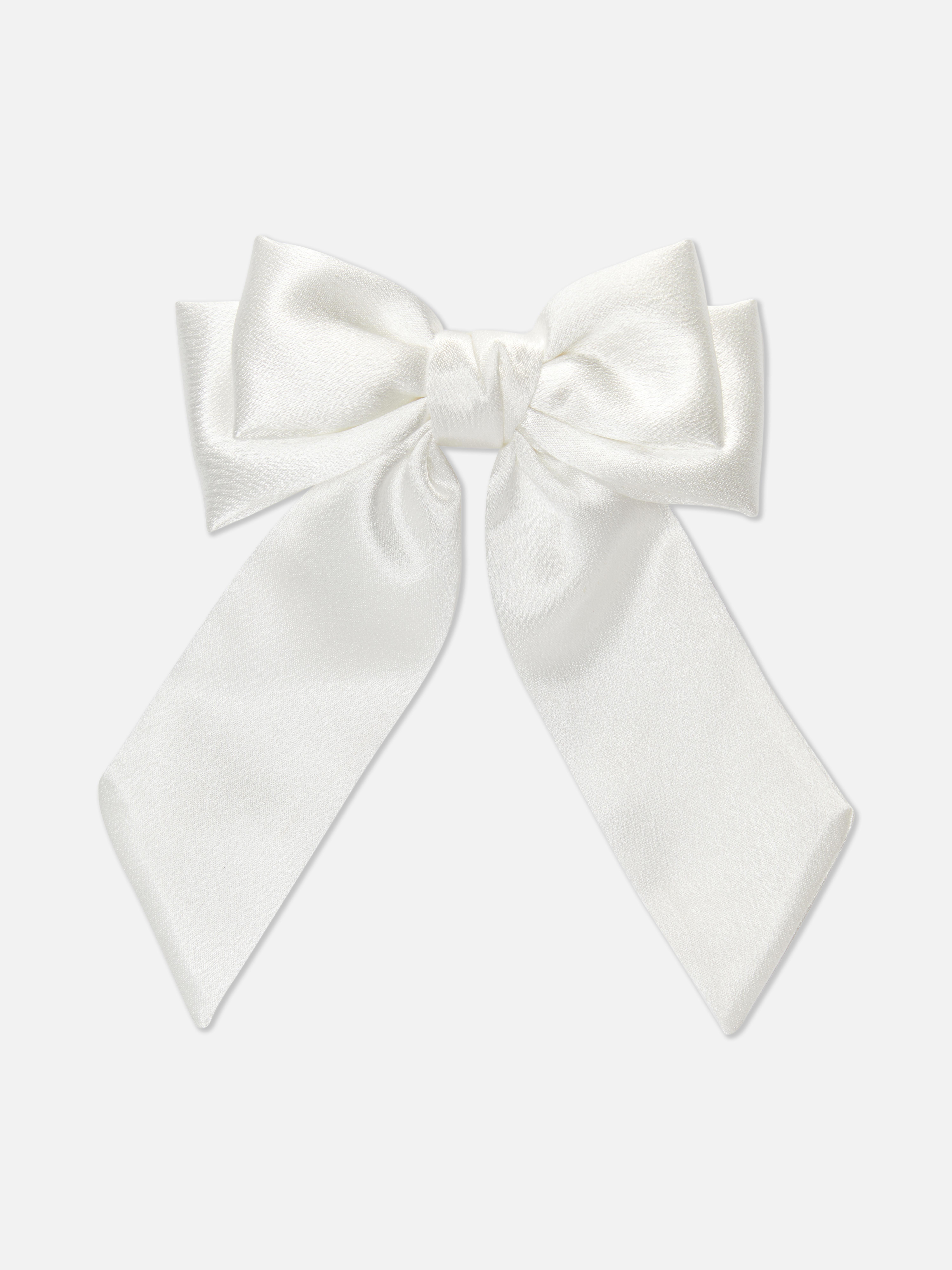 Satin Bow Hair Clip