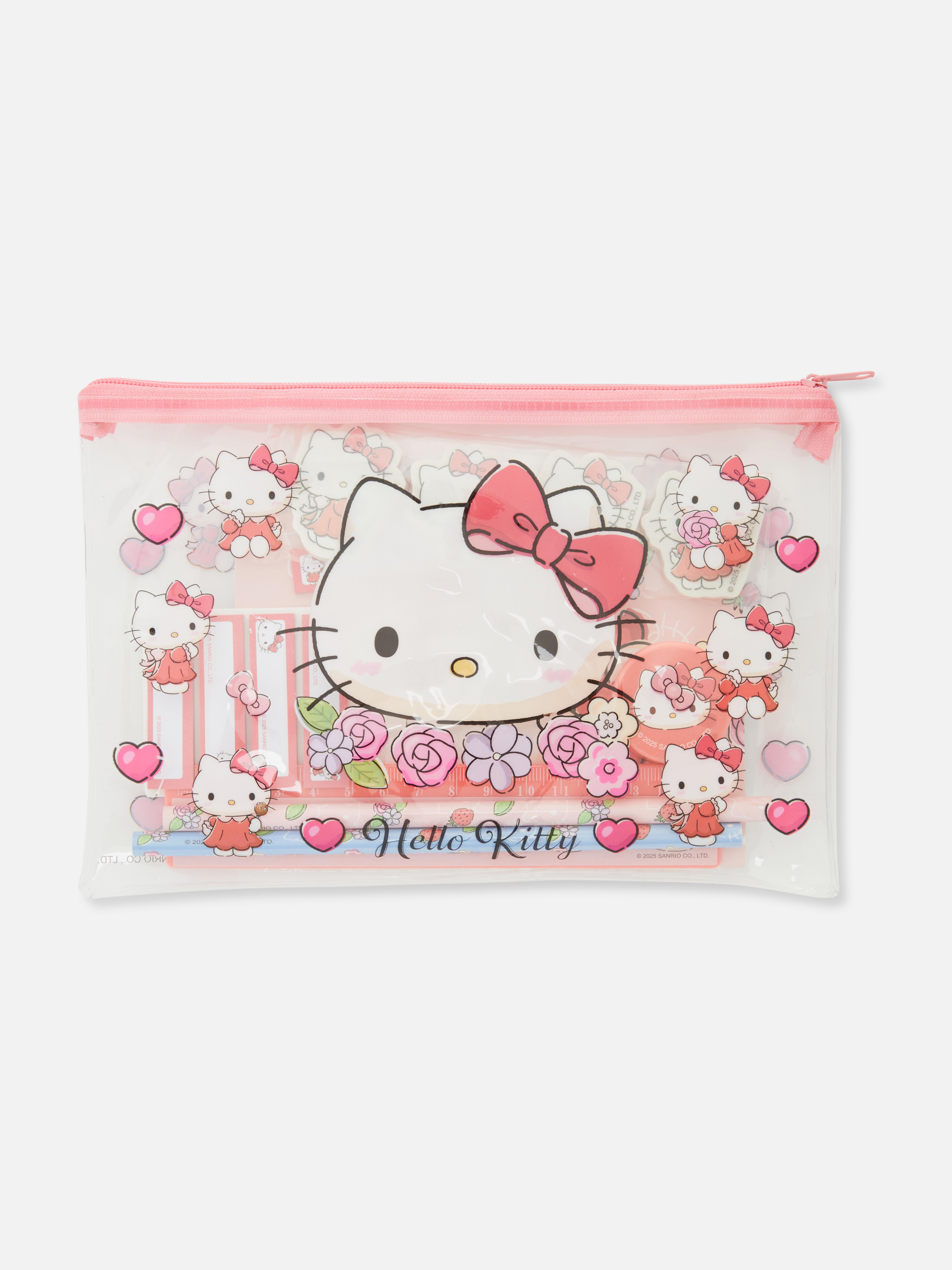 Hello Kitty Pencil Case and Stationery Bundle