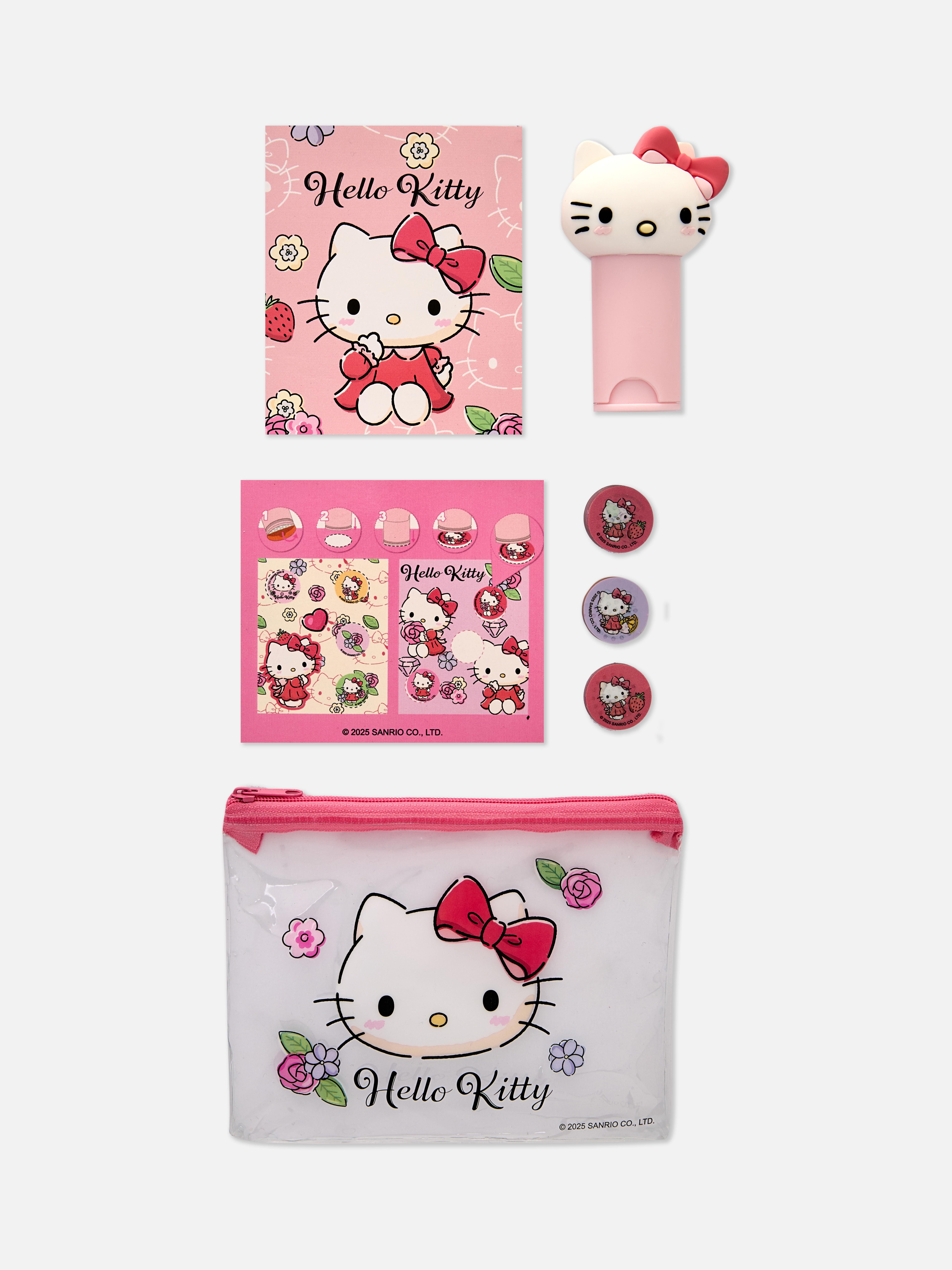 „Hello Kitty“ Sticker- und Stempelset