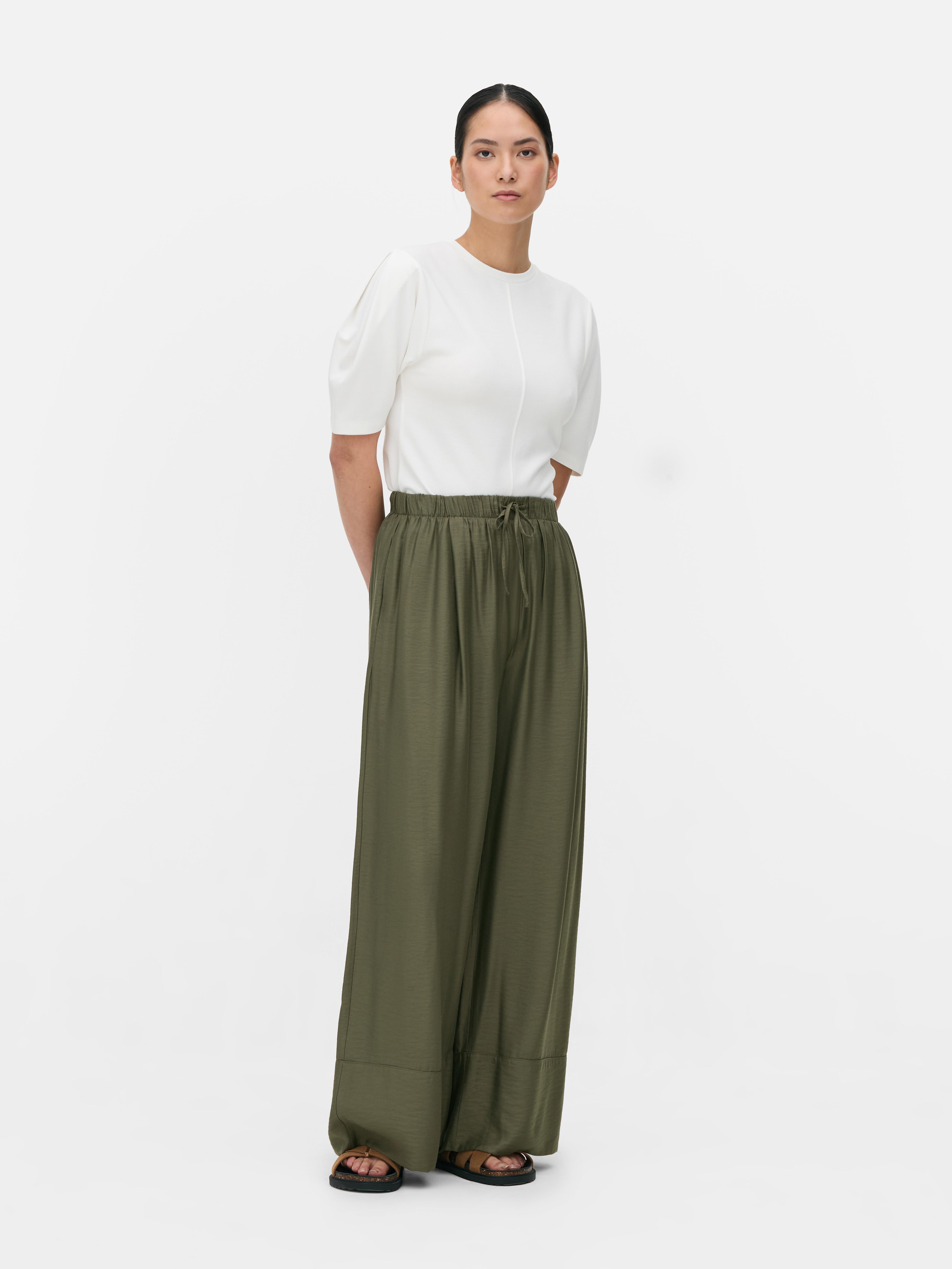 „The Edit“ Satinhose mit geradem Bein