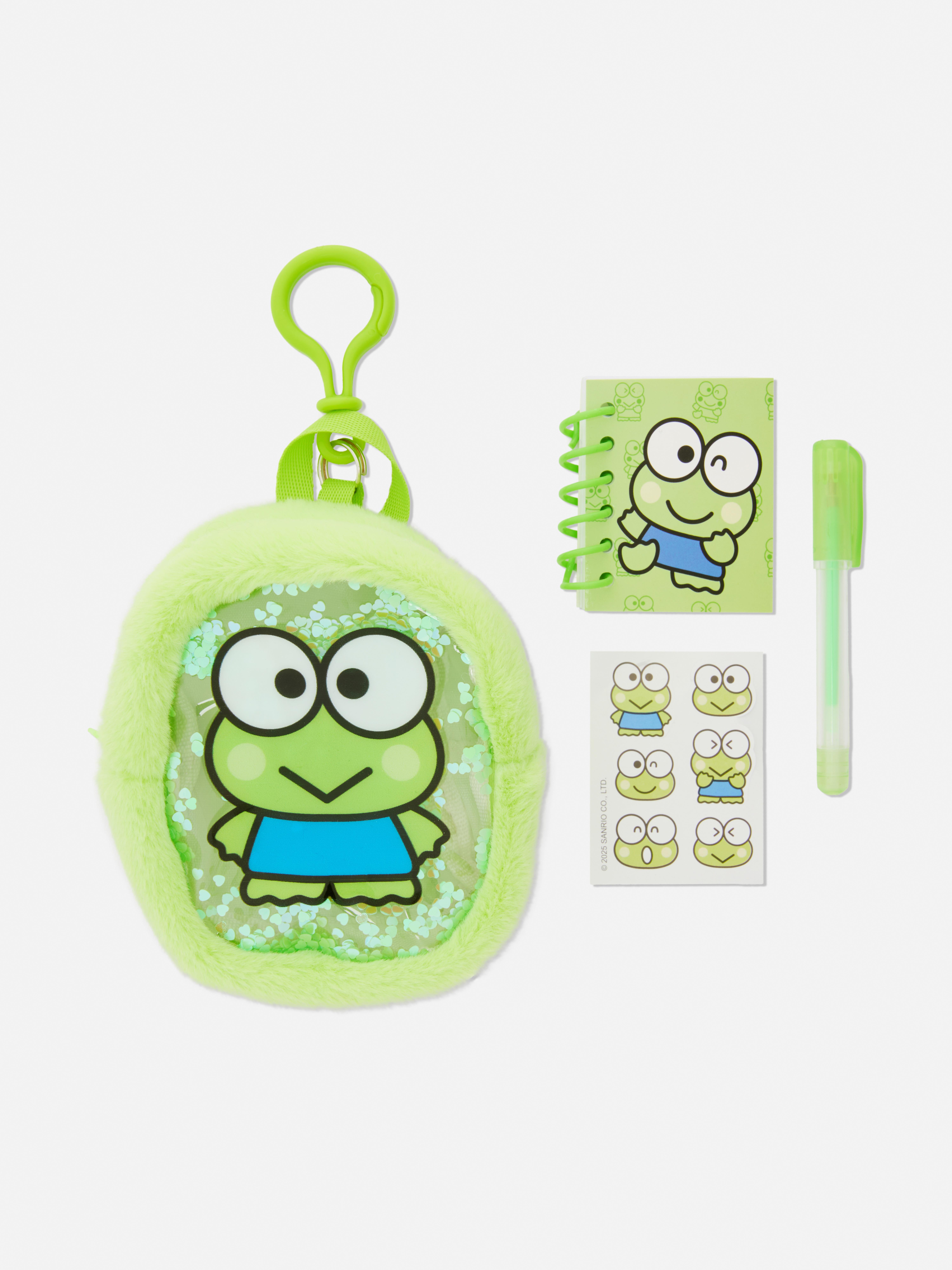 Hello Kitty Keroppi Clip Stationery Set