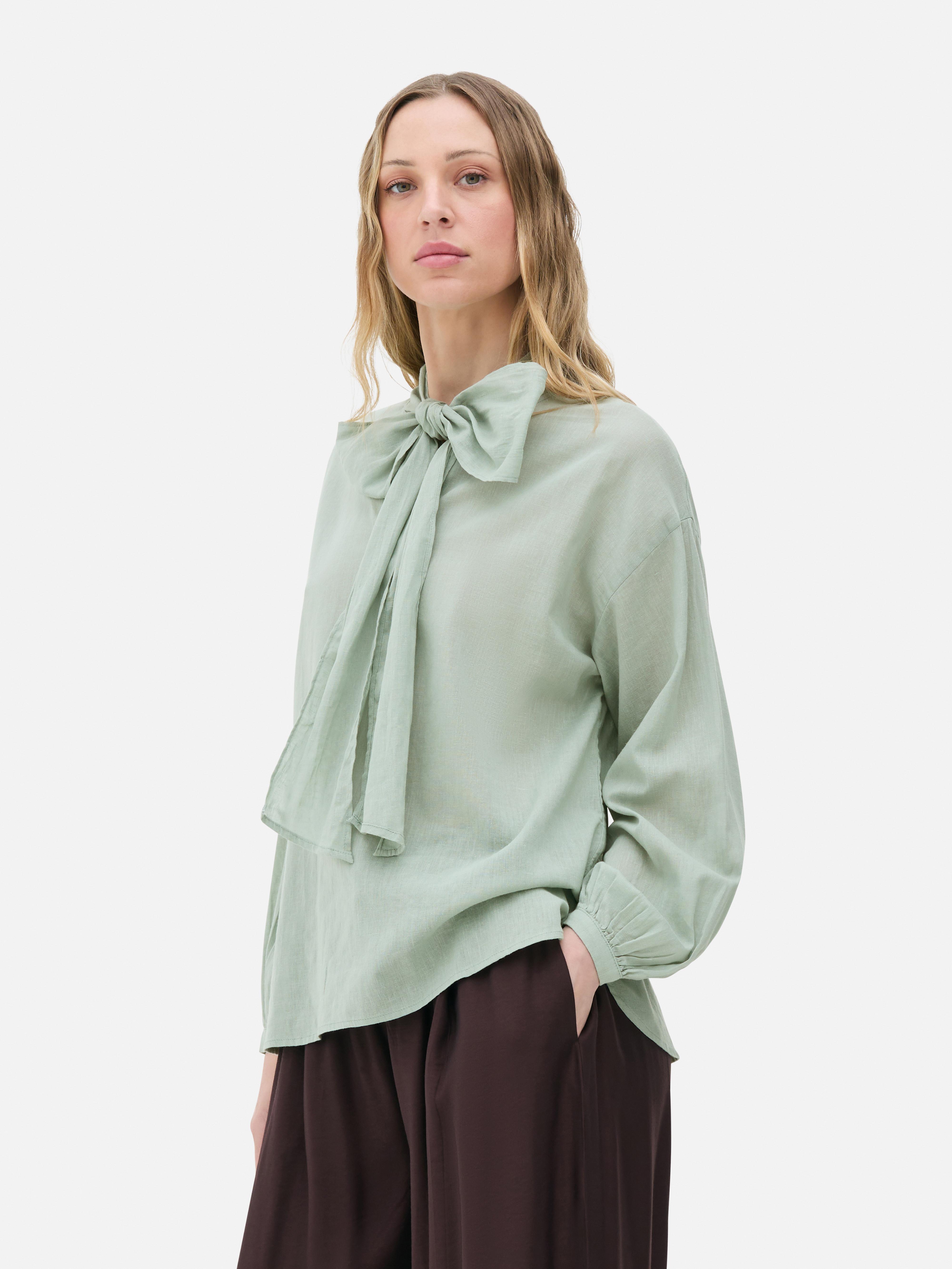 The Edit Bow Blouse