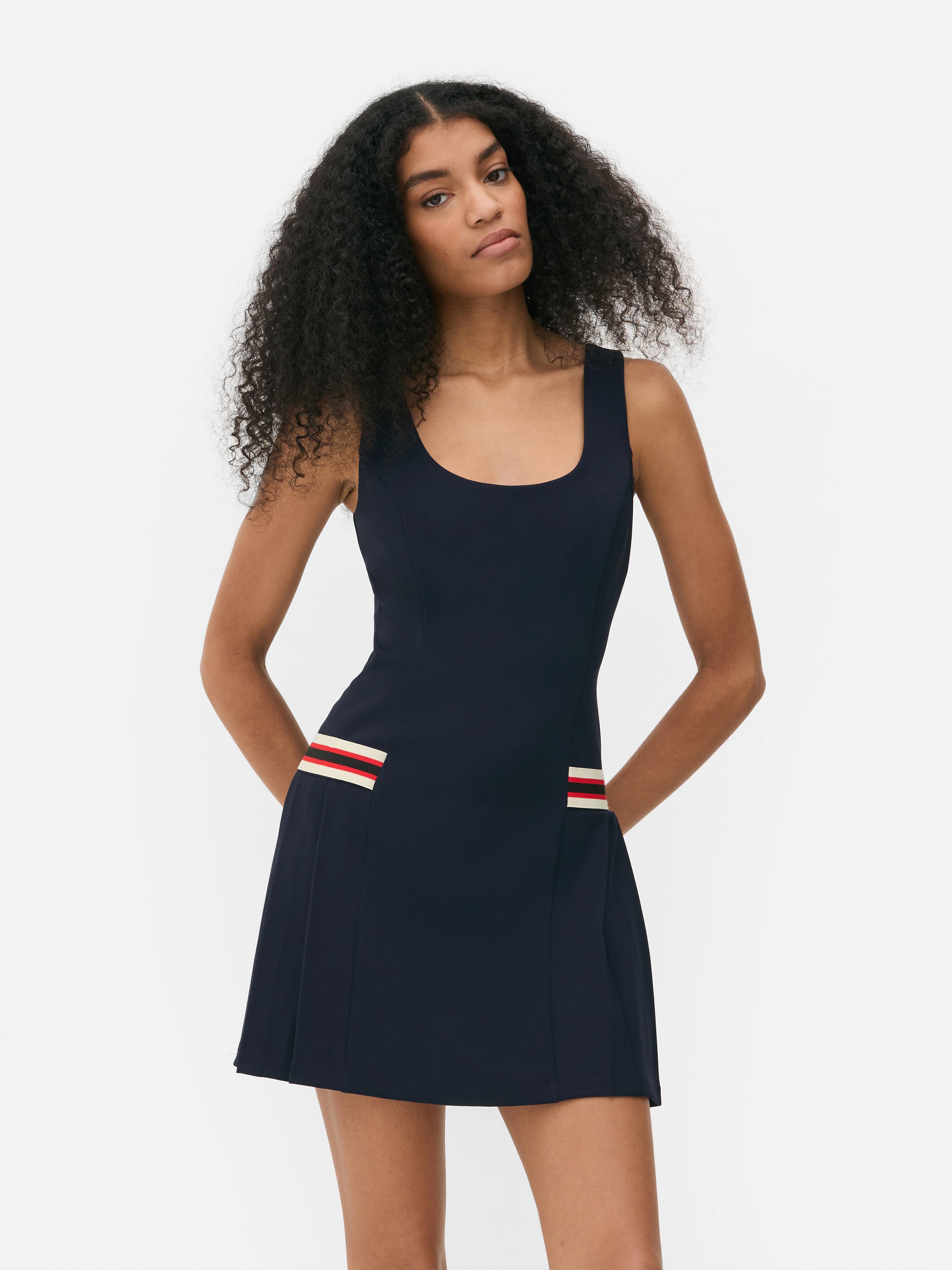 Paula Echevarría Pleated Mini Dress