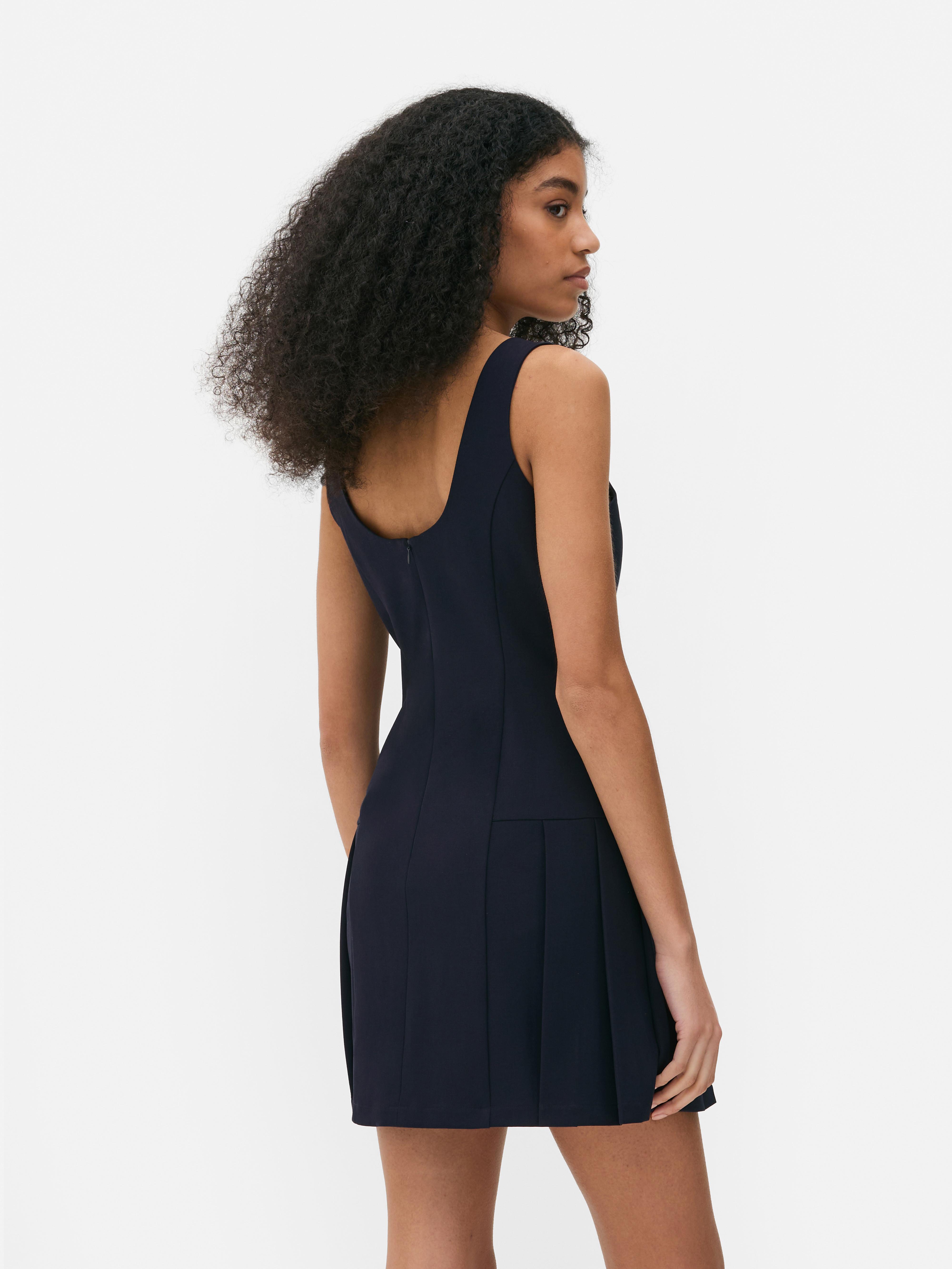 Paula Echevarría Pleated Mini Dress
