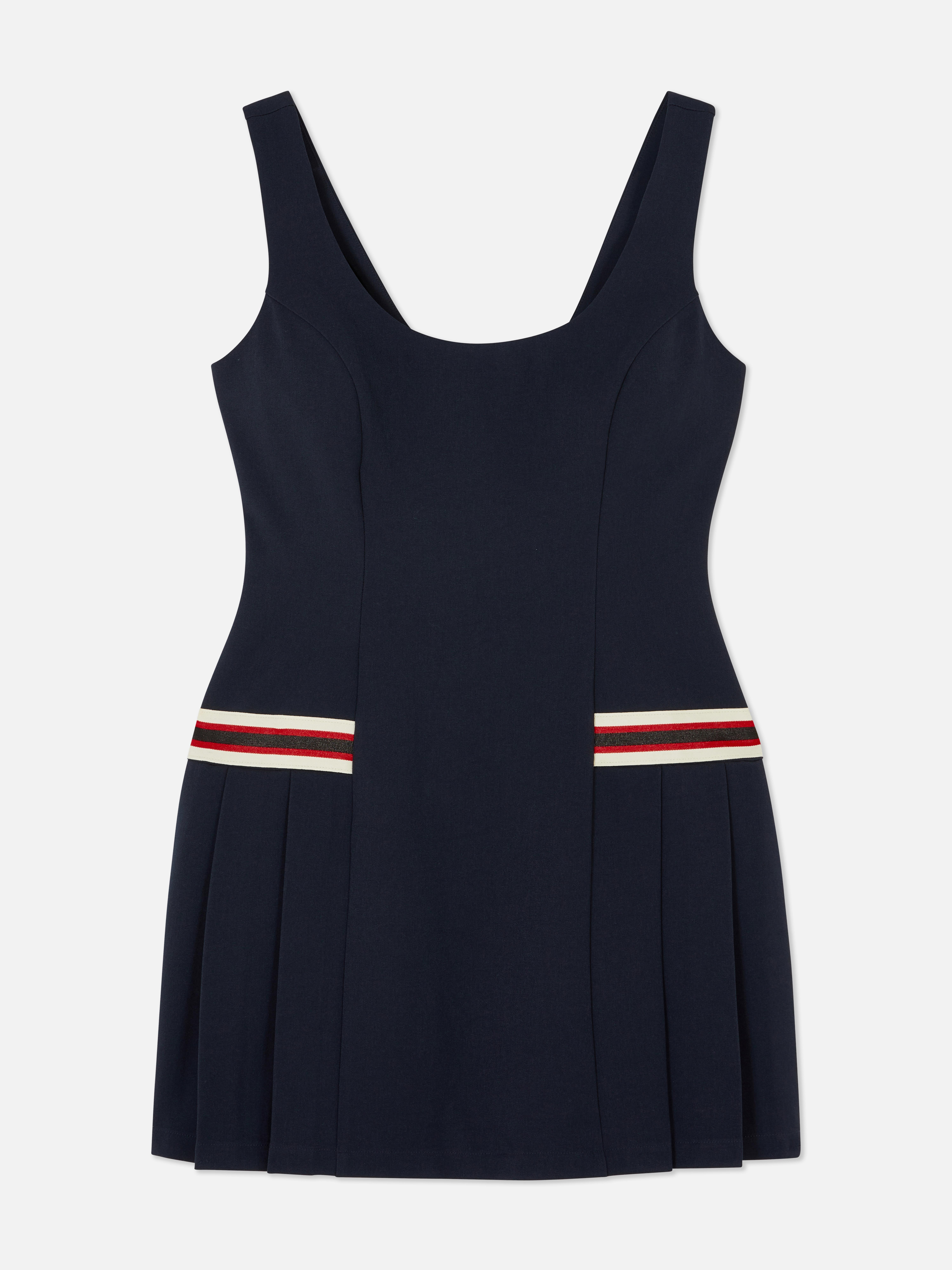 Paula Echevarría Pleated Mini Dress