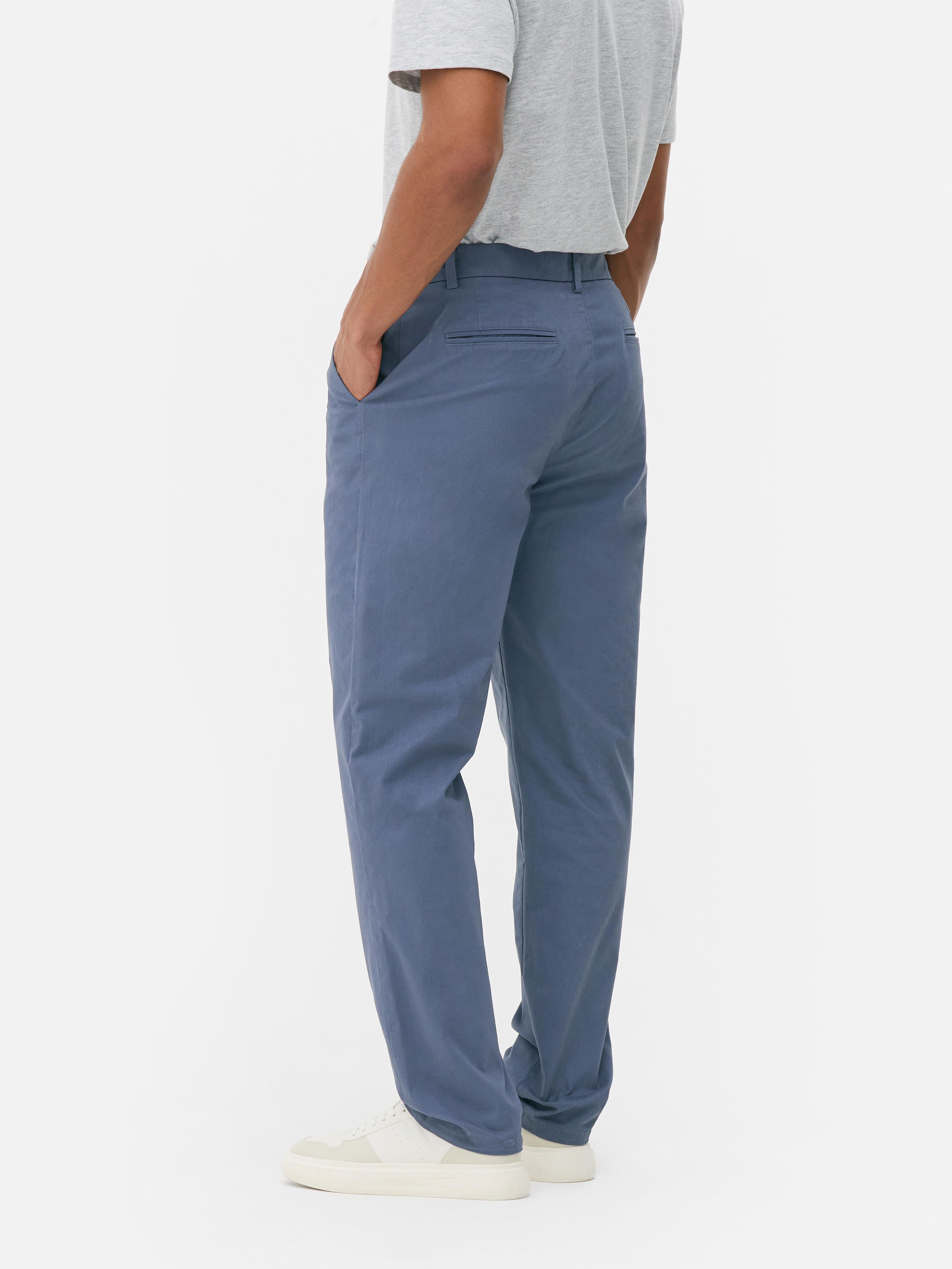 Straight Leg Chino Trousers