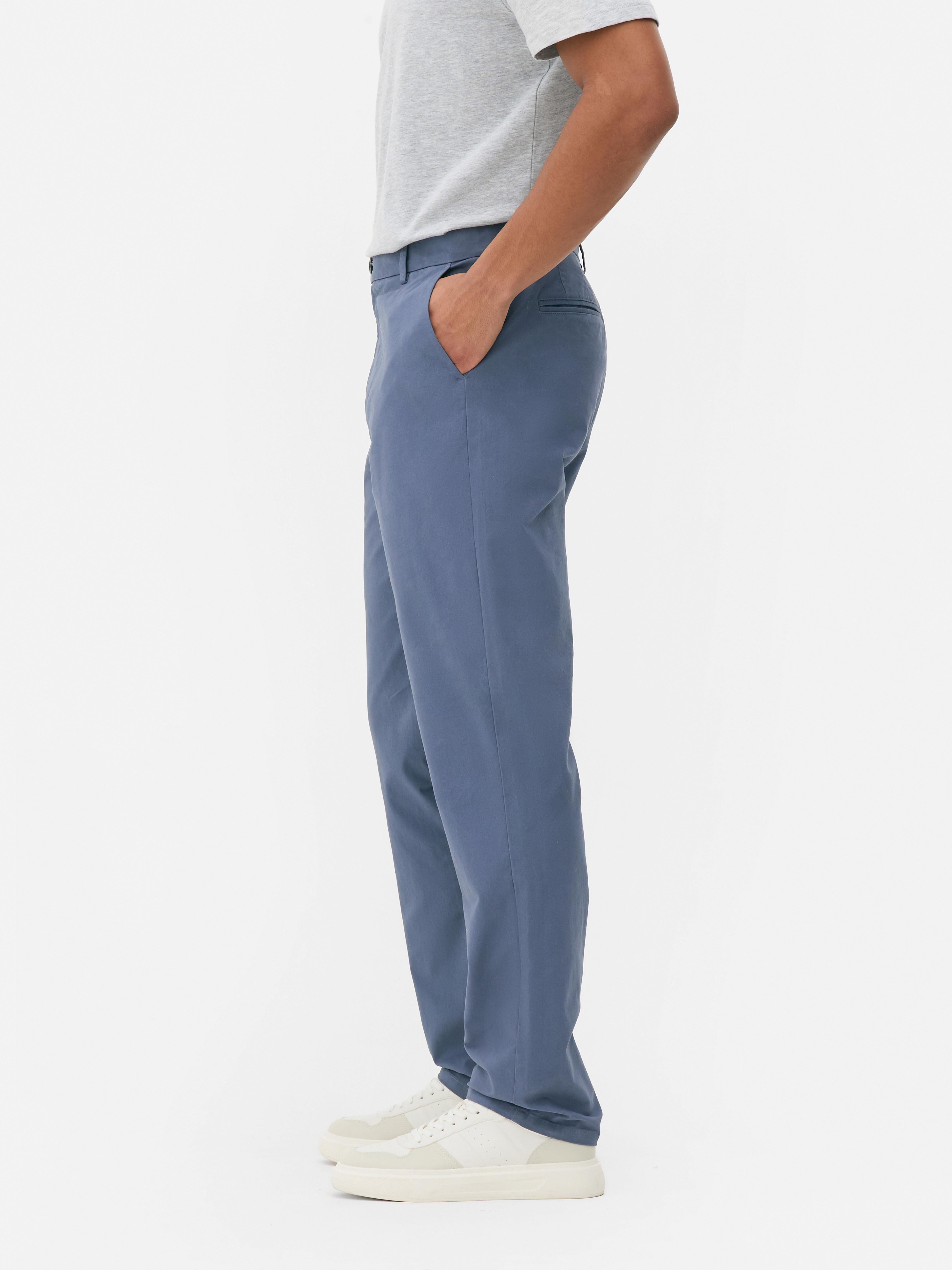 Straight Leg Chino Trousers