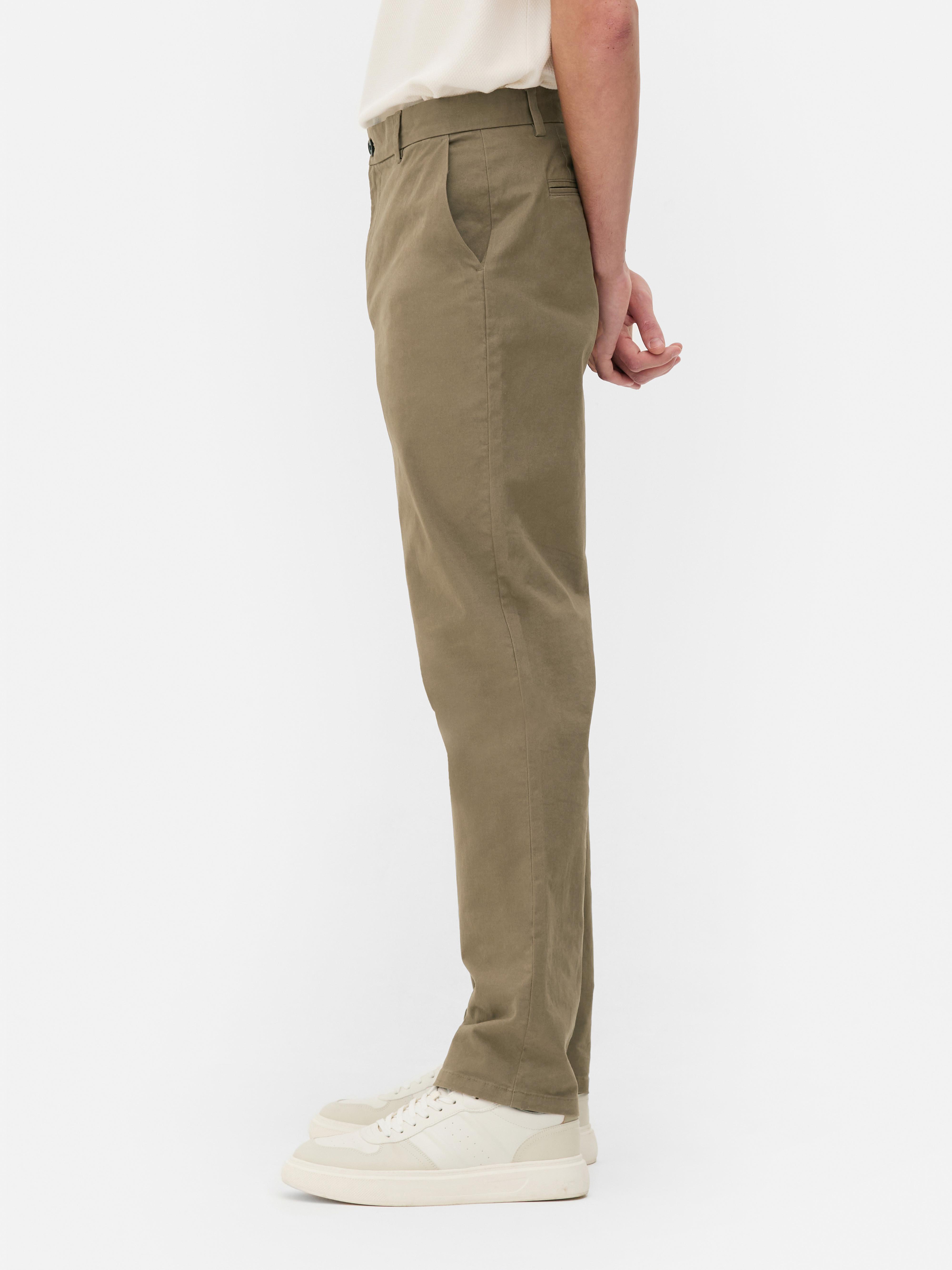 Straight Leg Chino Trousers