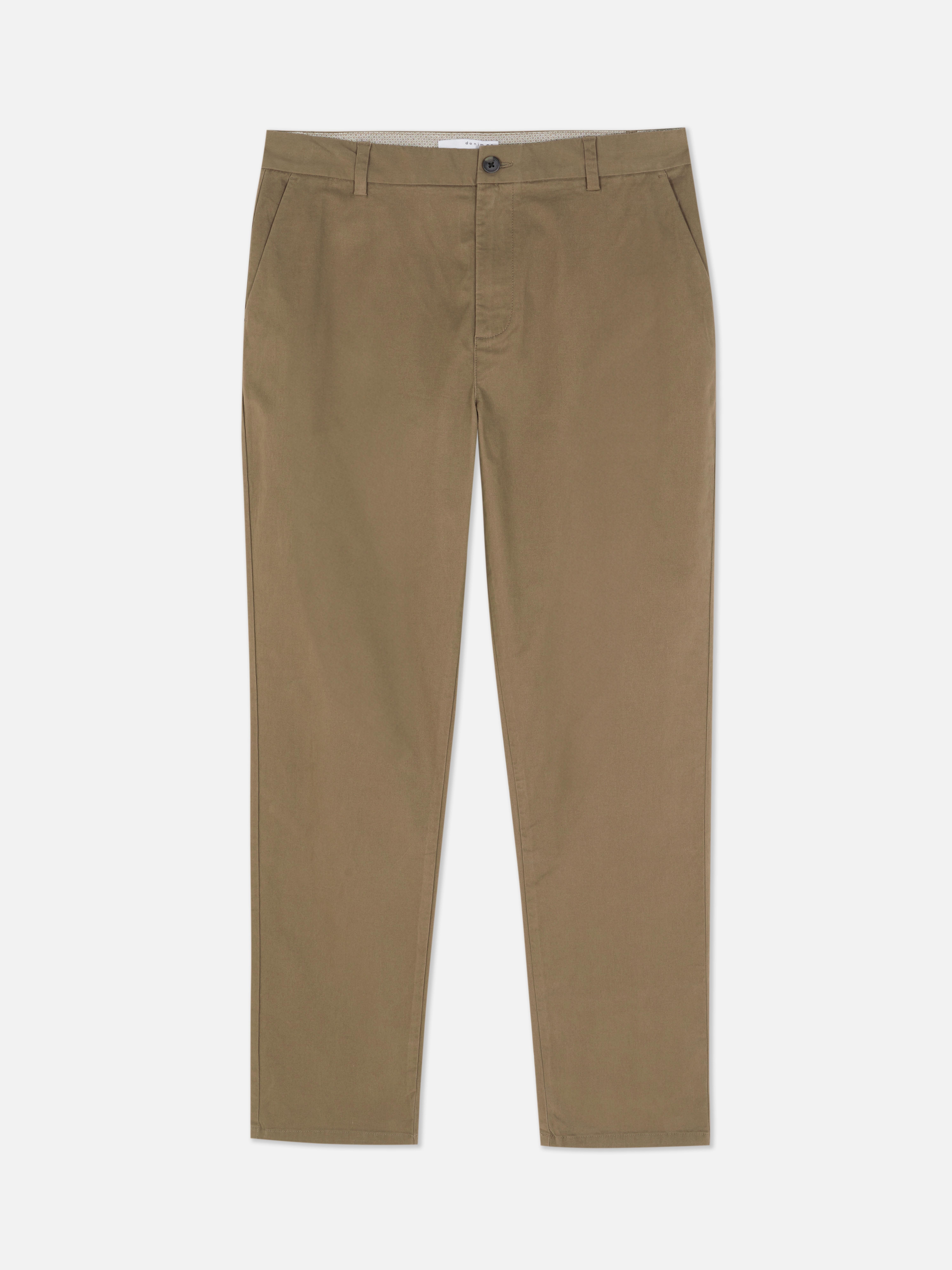 Straight Leg Chino Trousers