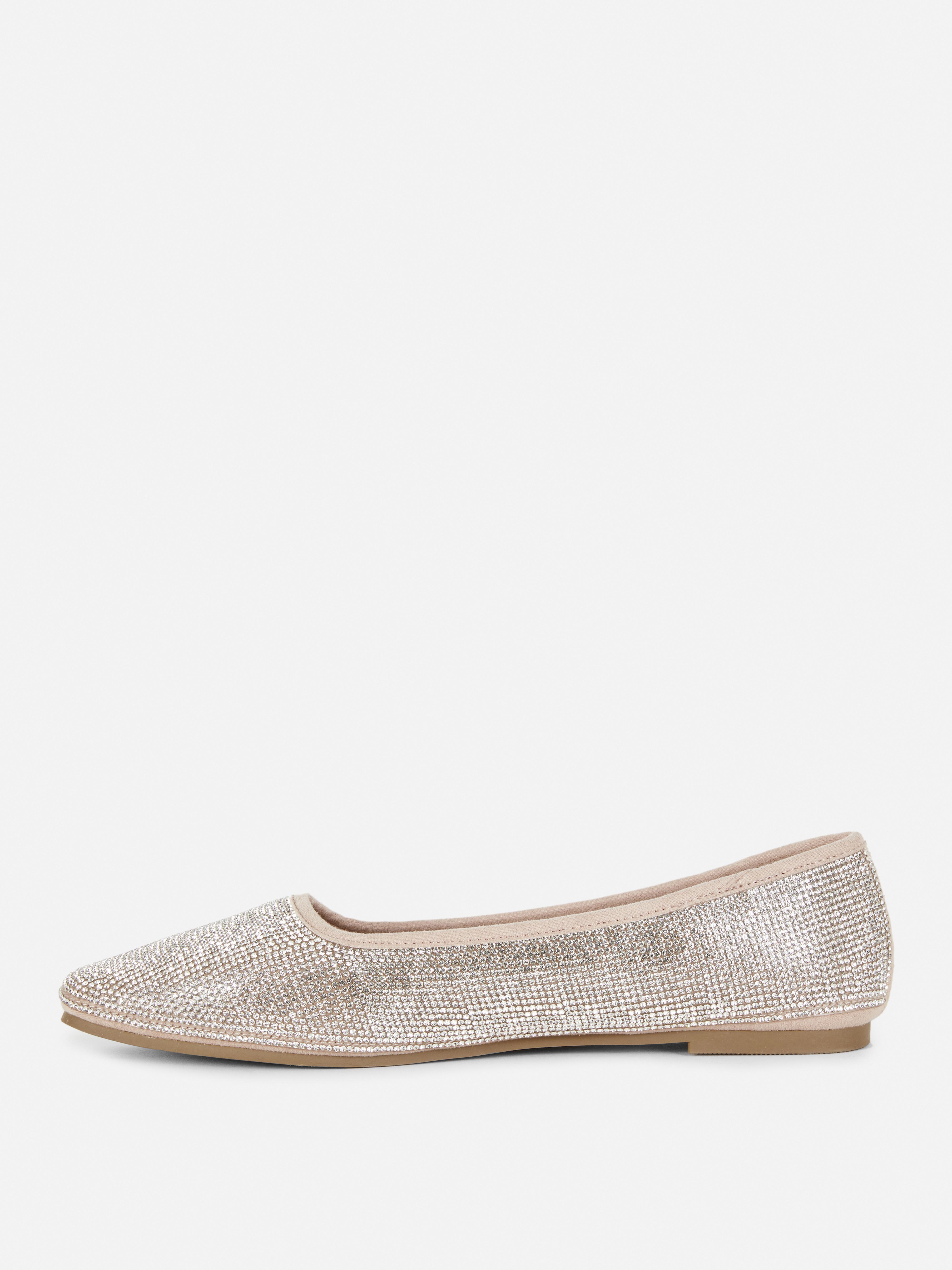 Ballerina's met vierkante neus en brede pasvorm