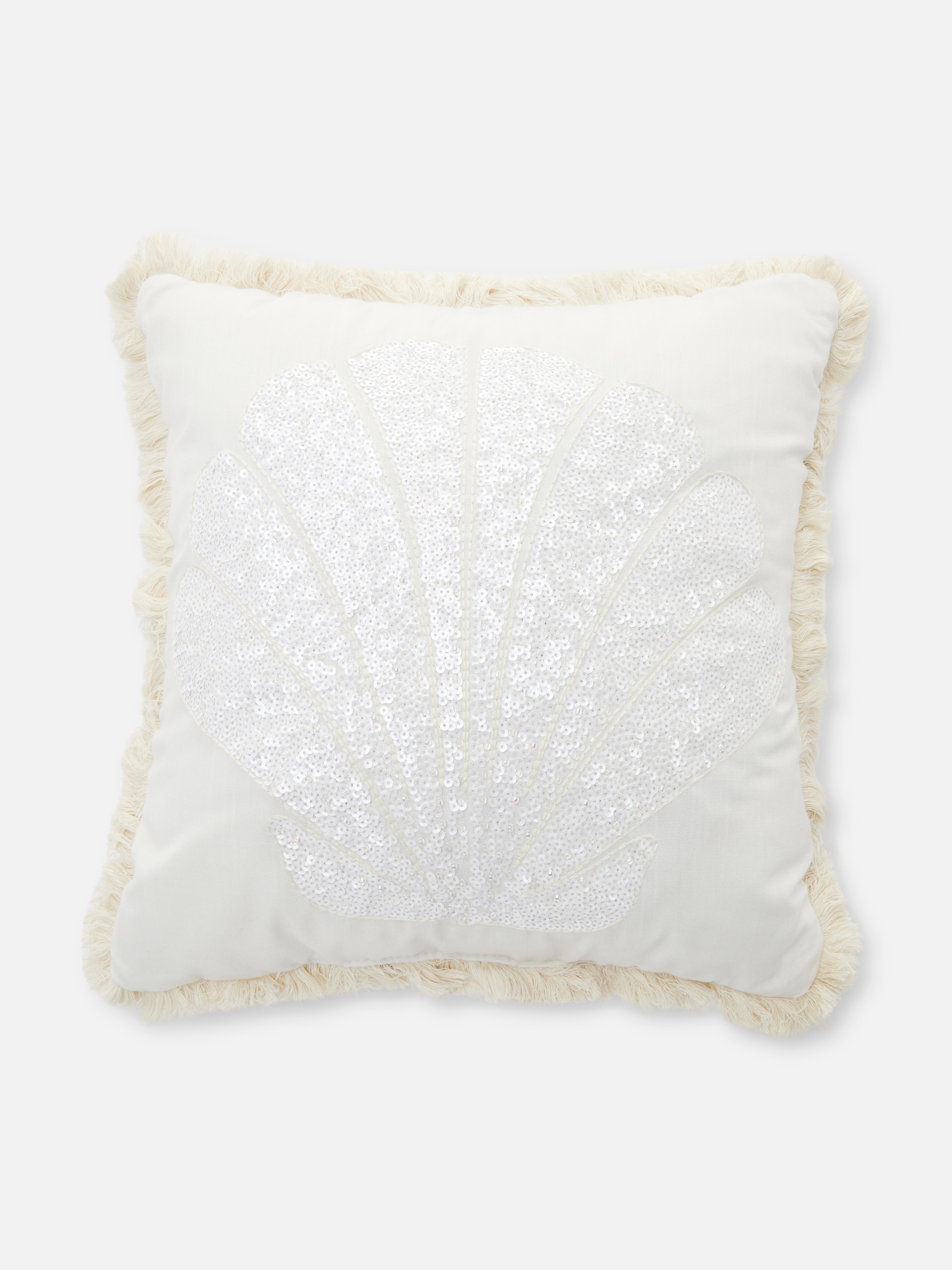 Sequin Shell Cushion