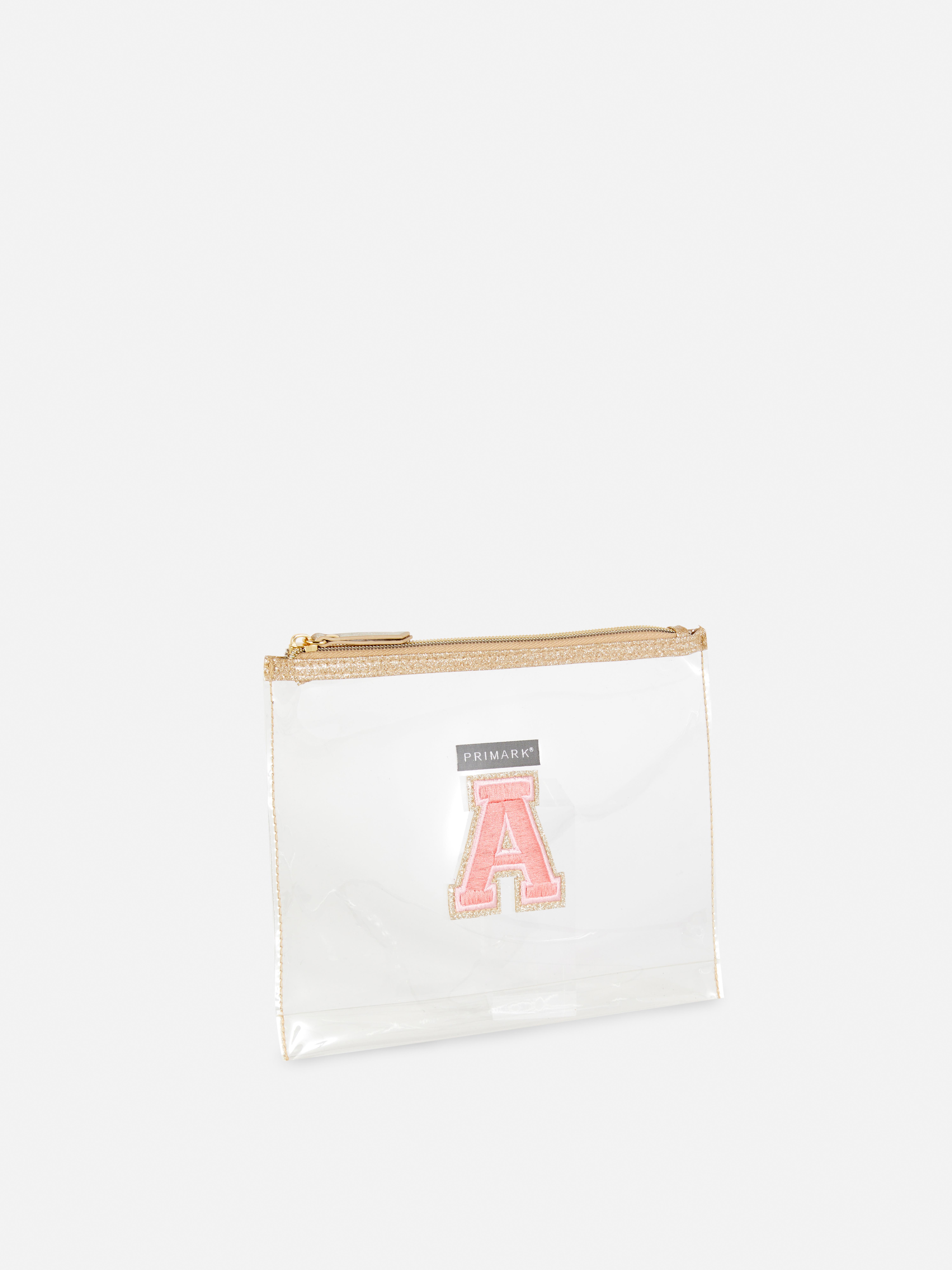 Bolsa maquilhagem inicial perspex