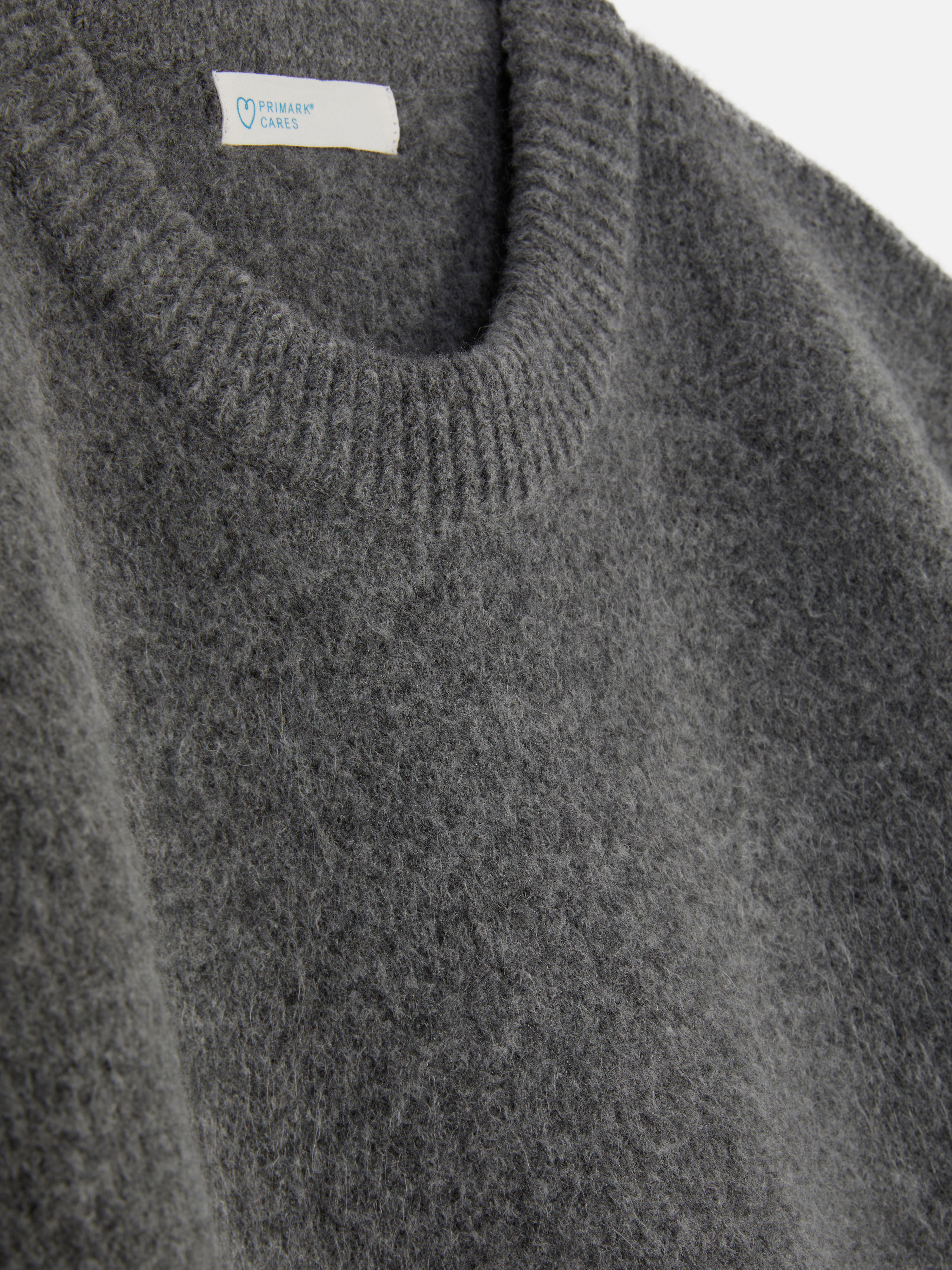 Pull oversize à col ras-du-cou Essential
