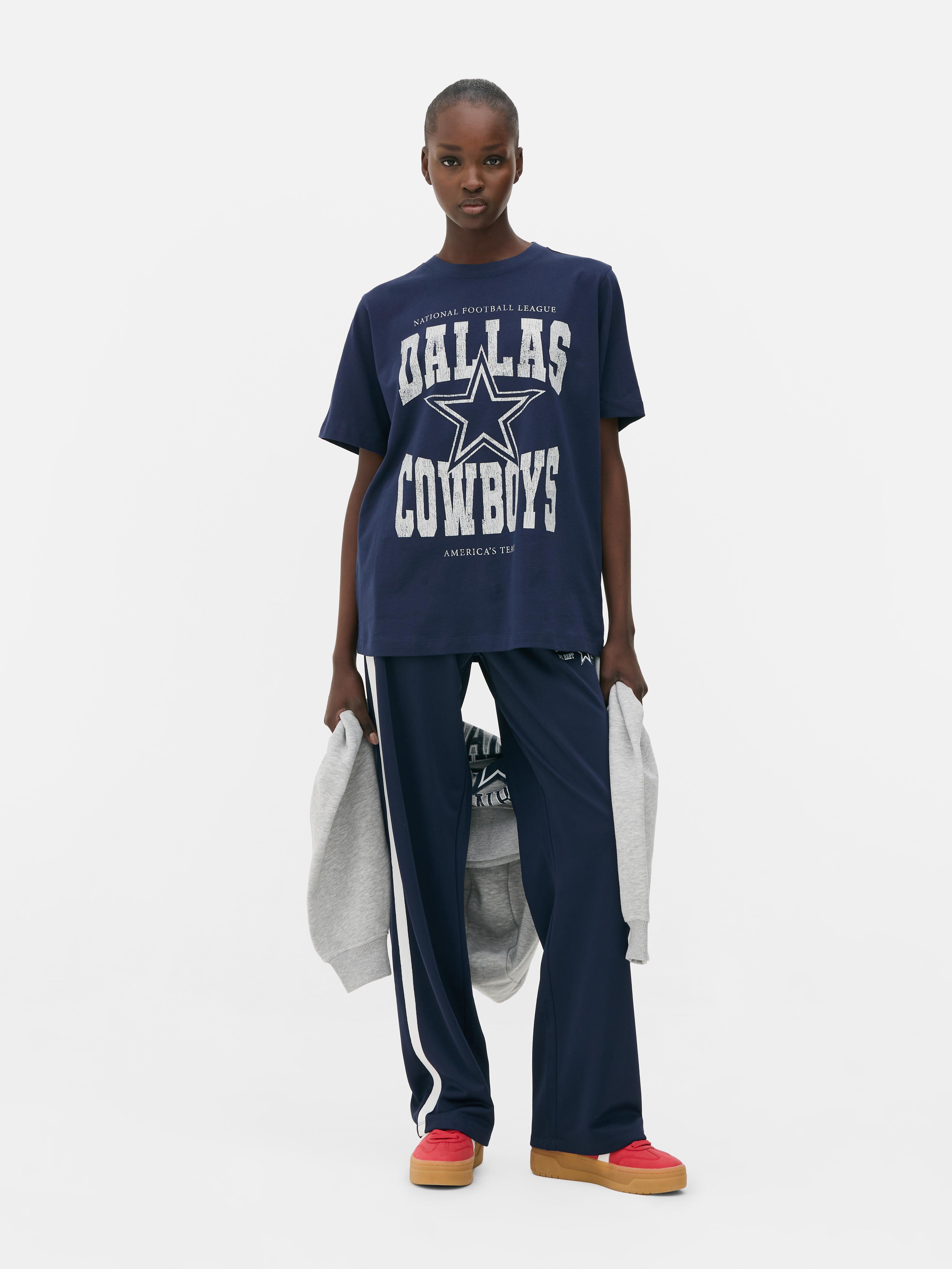 Womens Navy NFL Dallas Cowboys Oversized T Shirt Primark