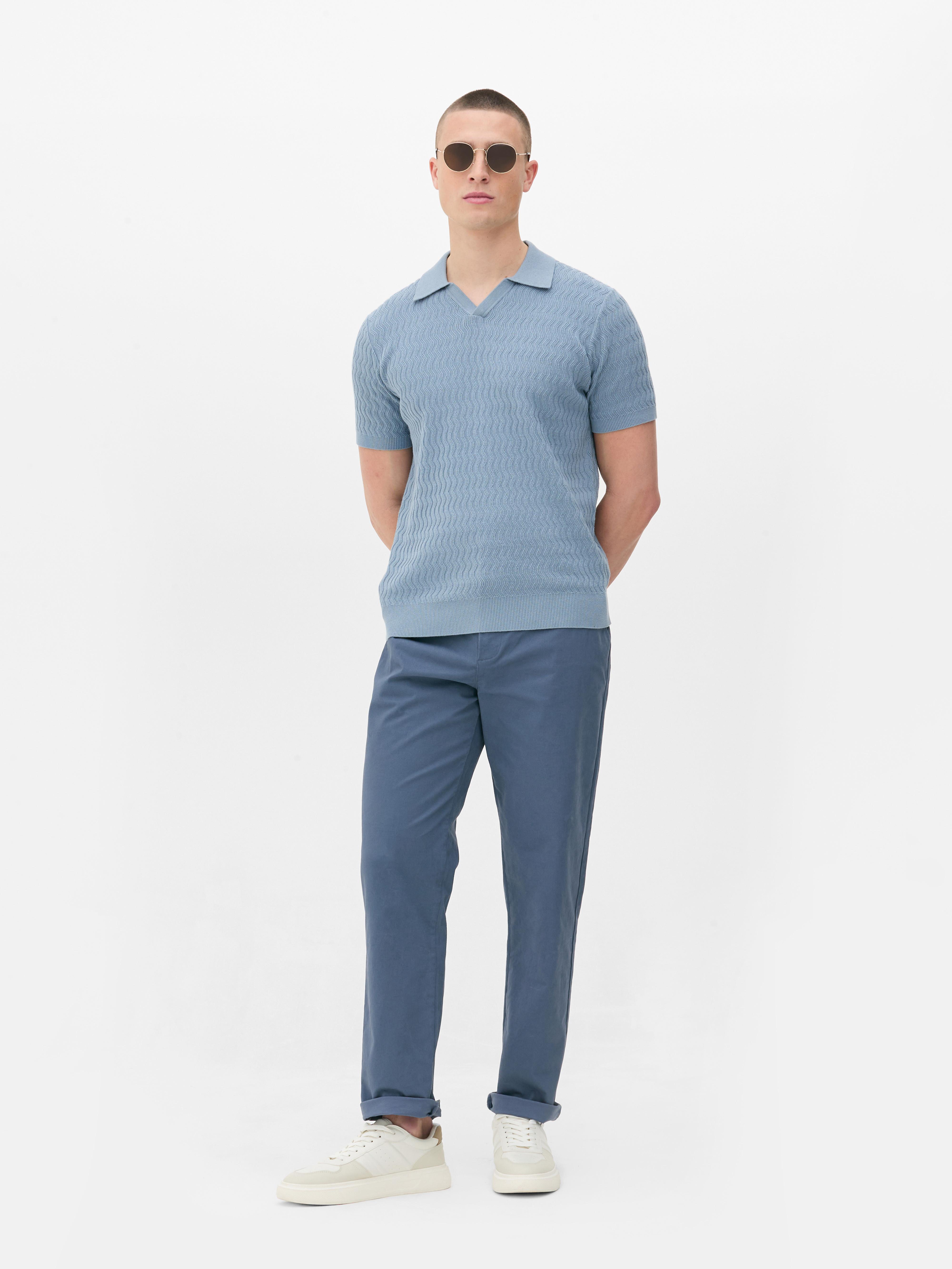 Trophy Neck Polo Shirt