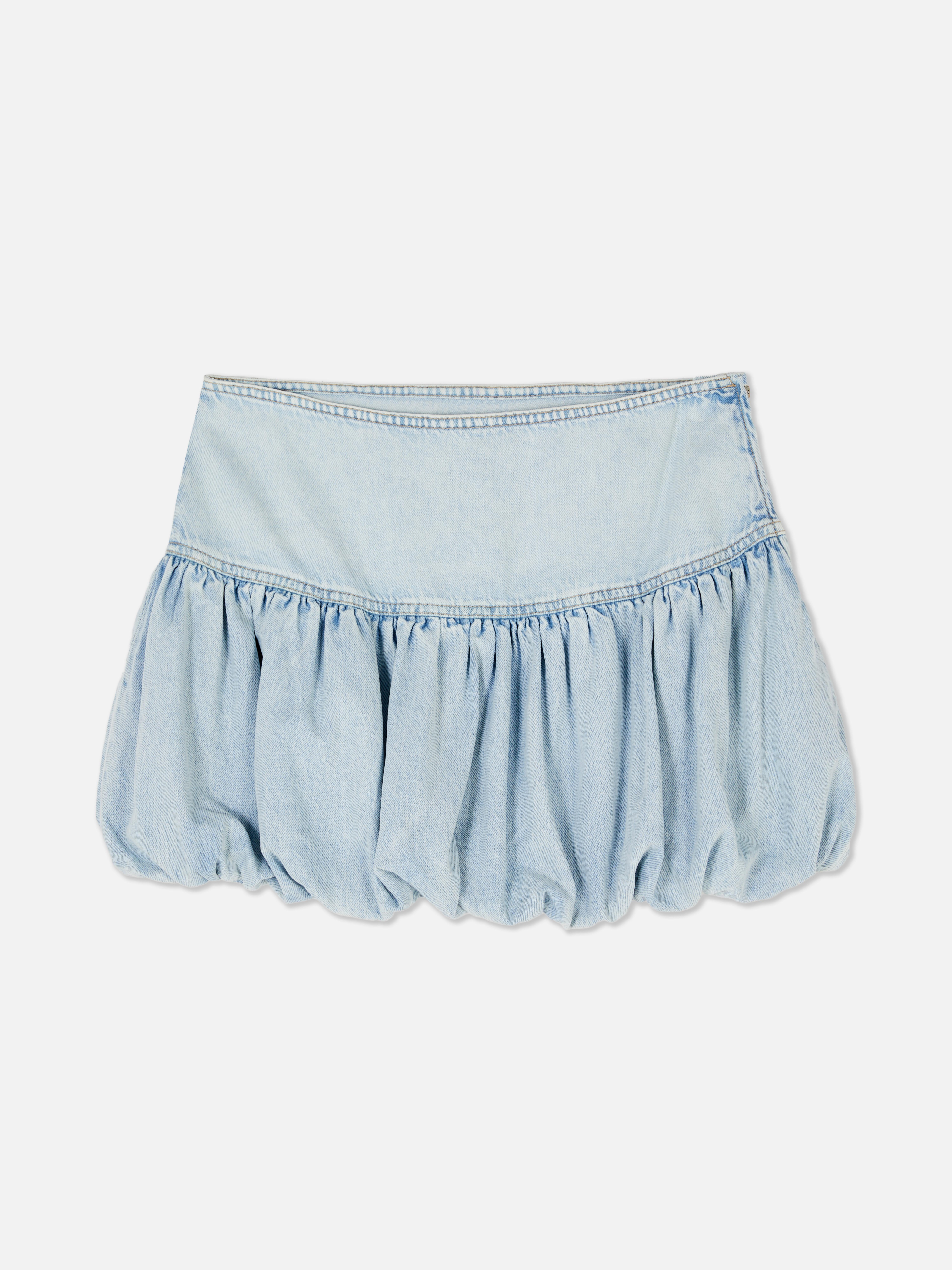 Women's Light Blue Rita Ora Denim Bubble Skirt | Penneys