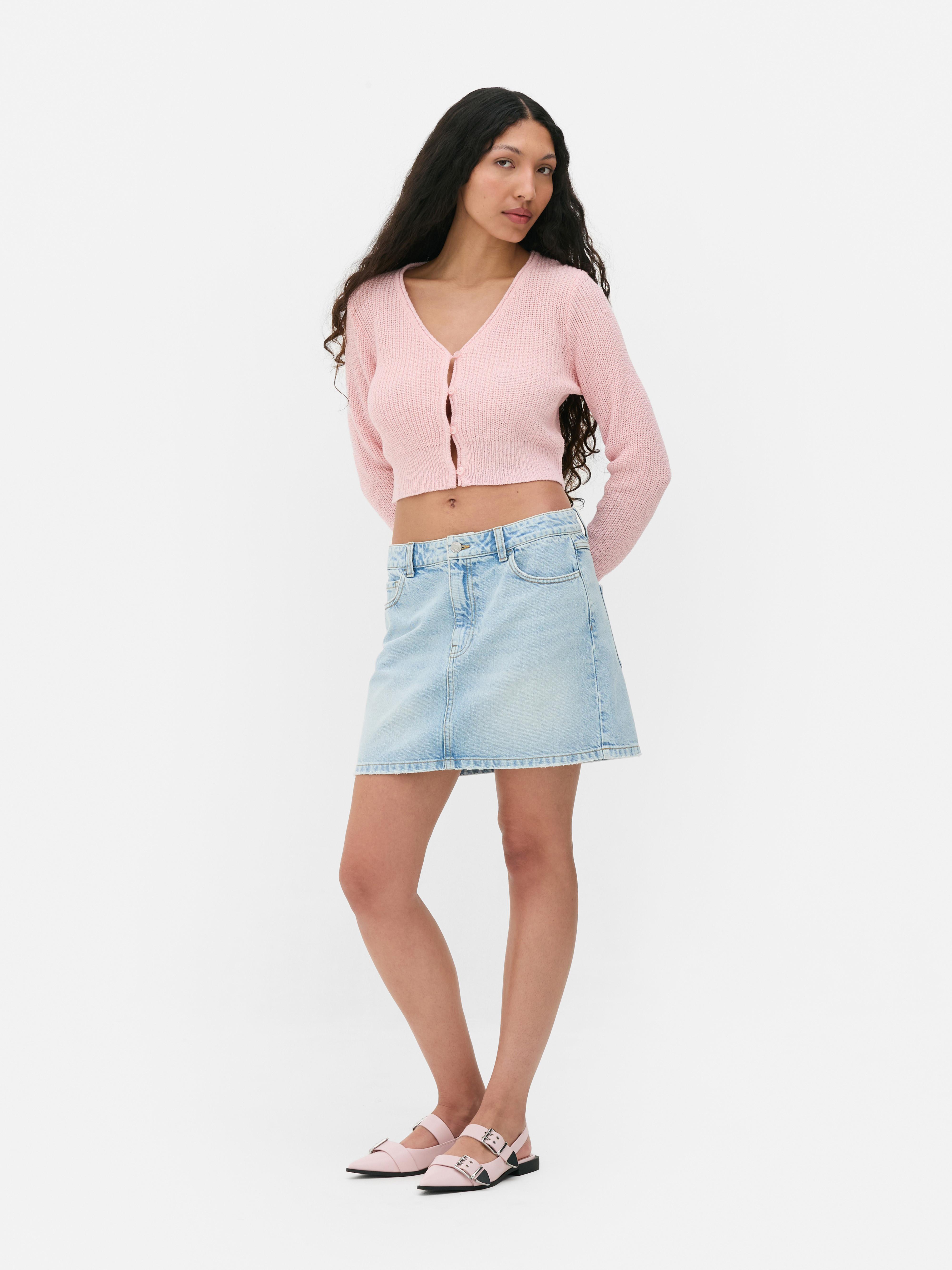 Cardigan Femme Essentials - Col V - Coton/Modal - Court Et Décontracté