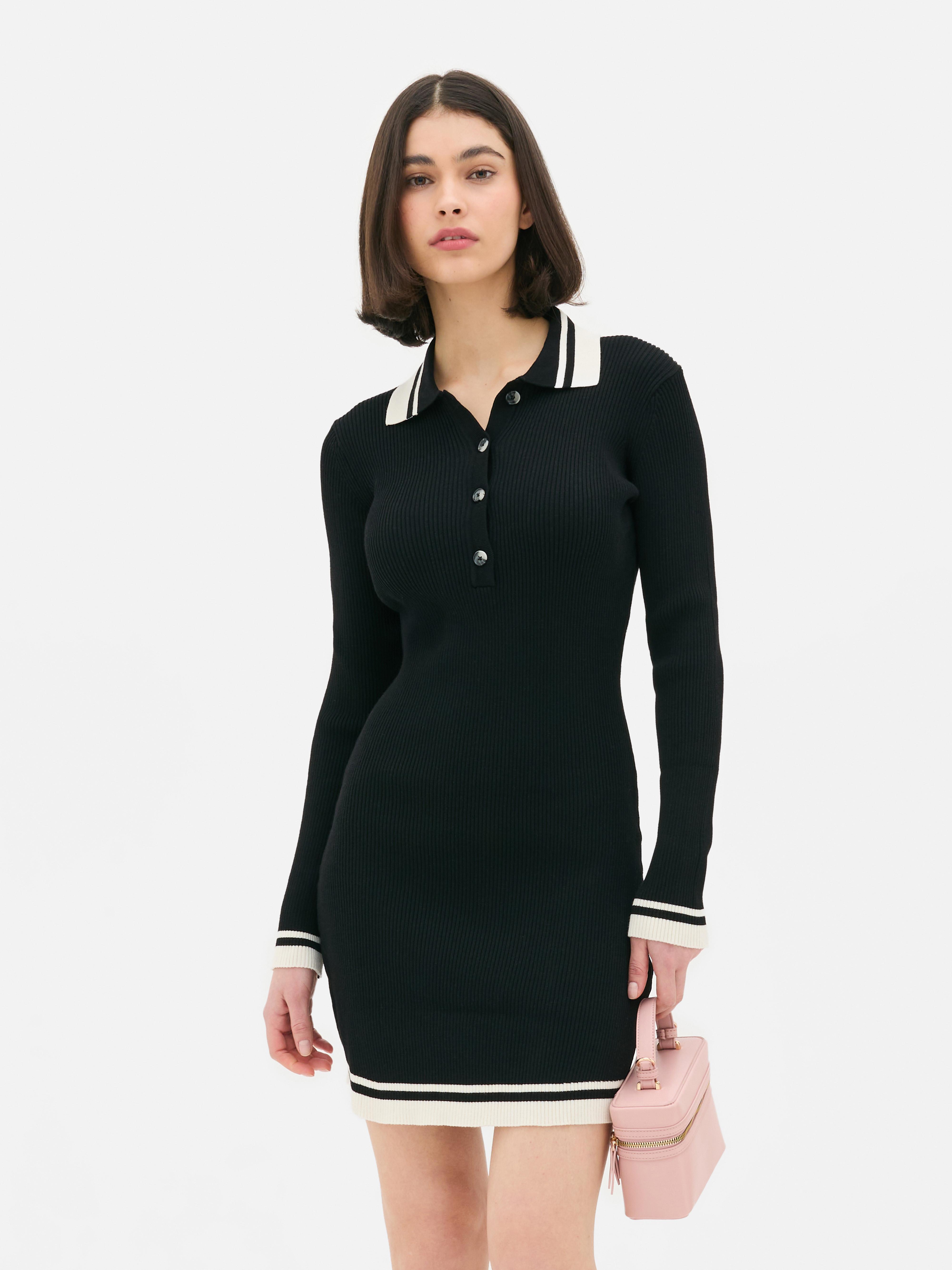 Polopullover-Minikleid