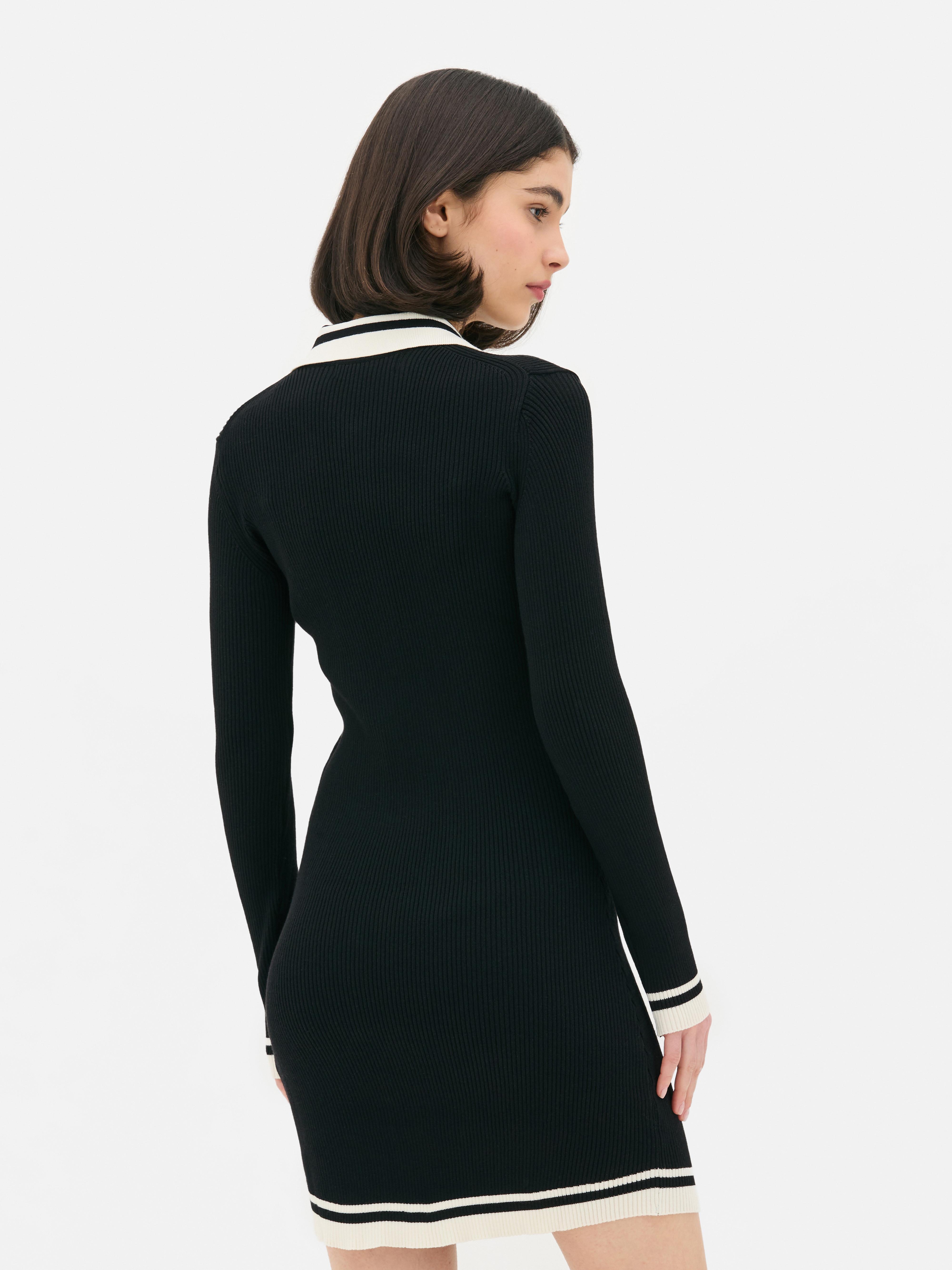 Polopullover-Minikleid