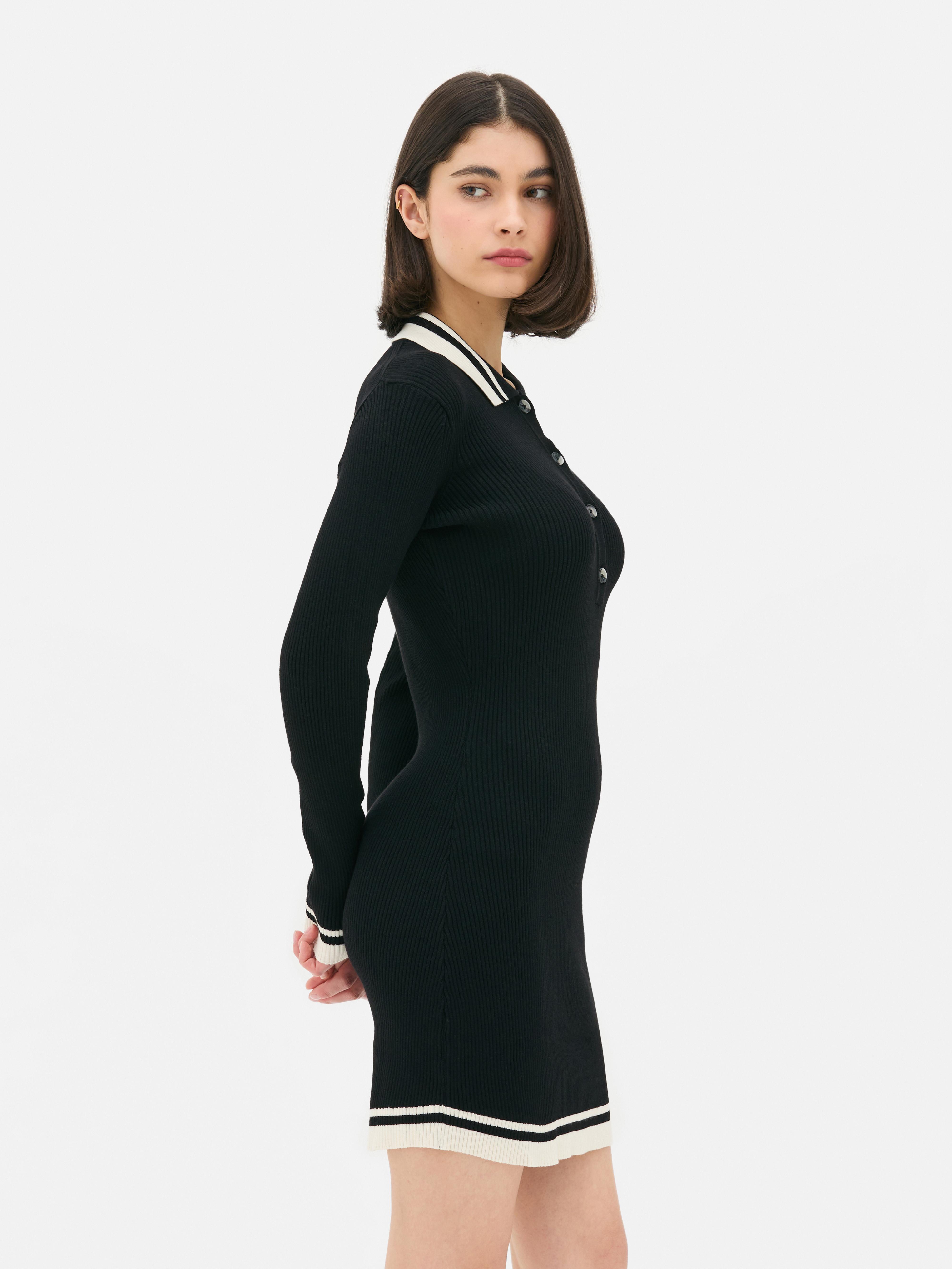 Polopullover-Minikleid