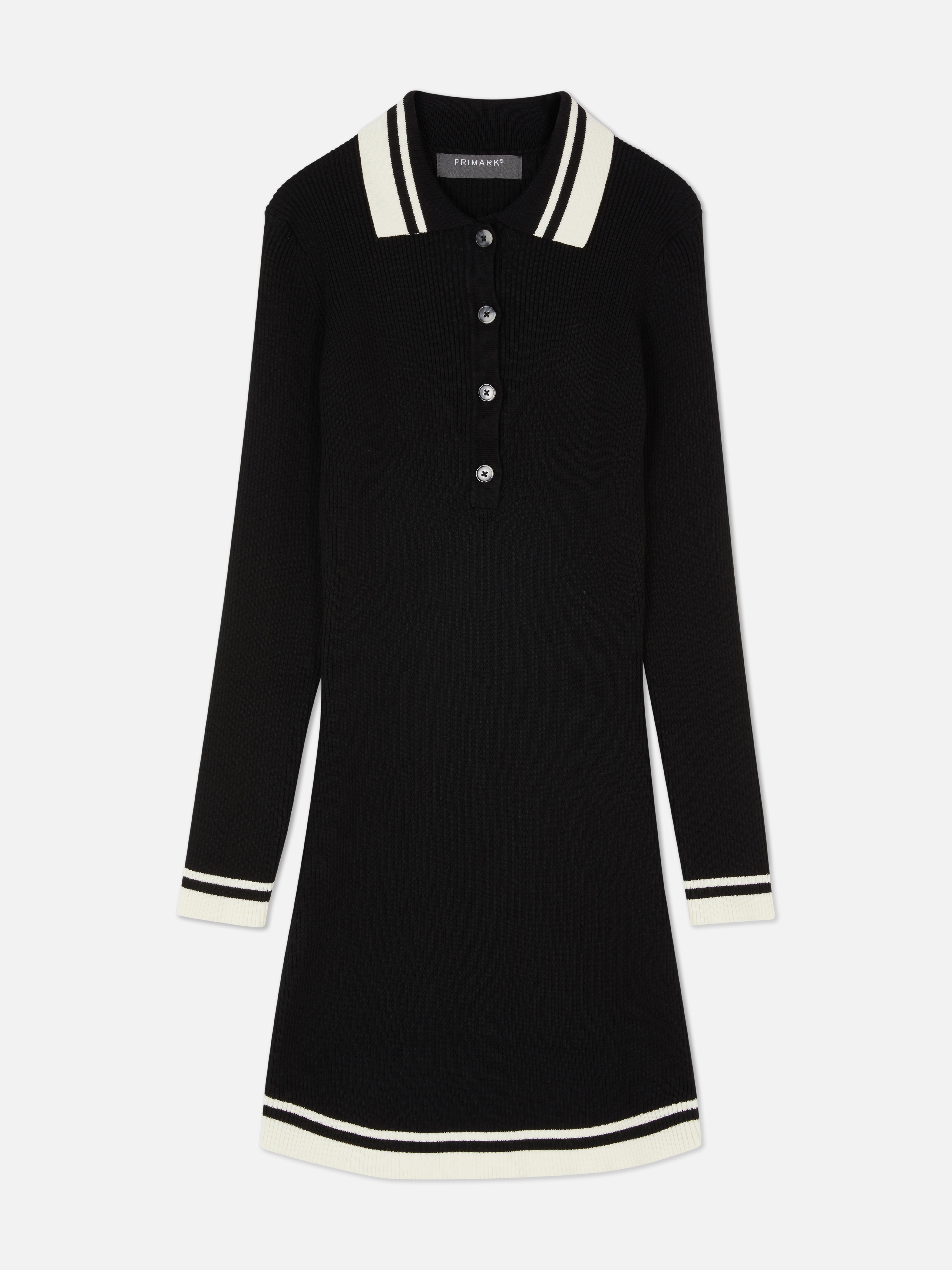 Polopullover-Minikleid