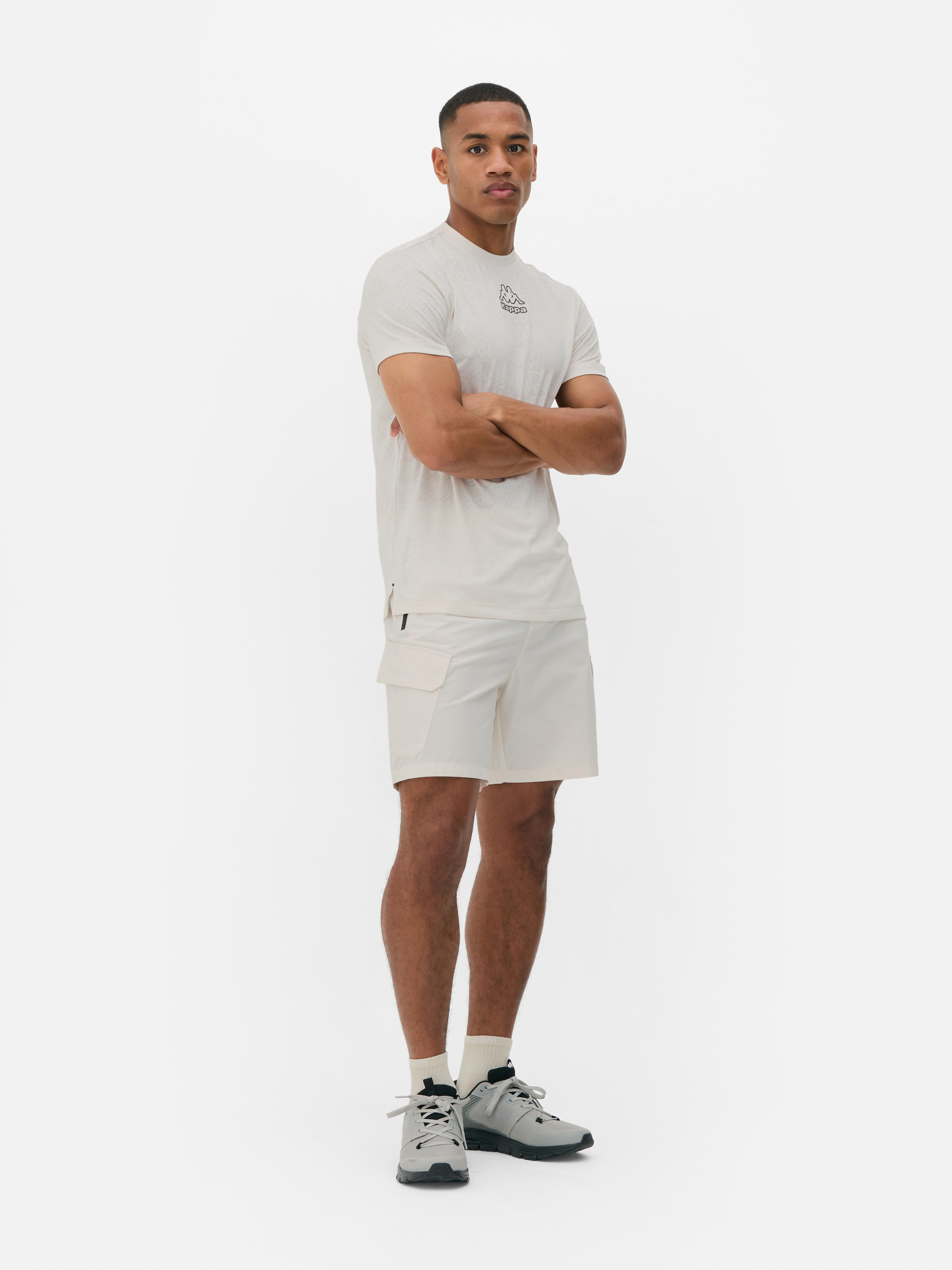 T-shirt en jacquard à motif Kappa x Primark