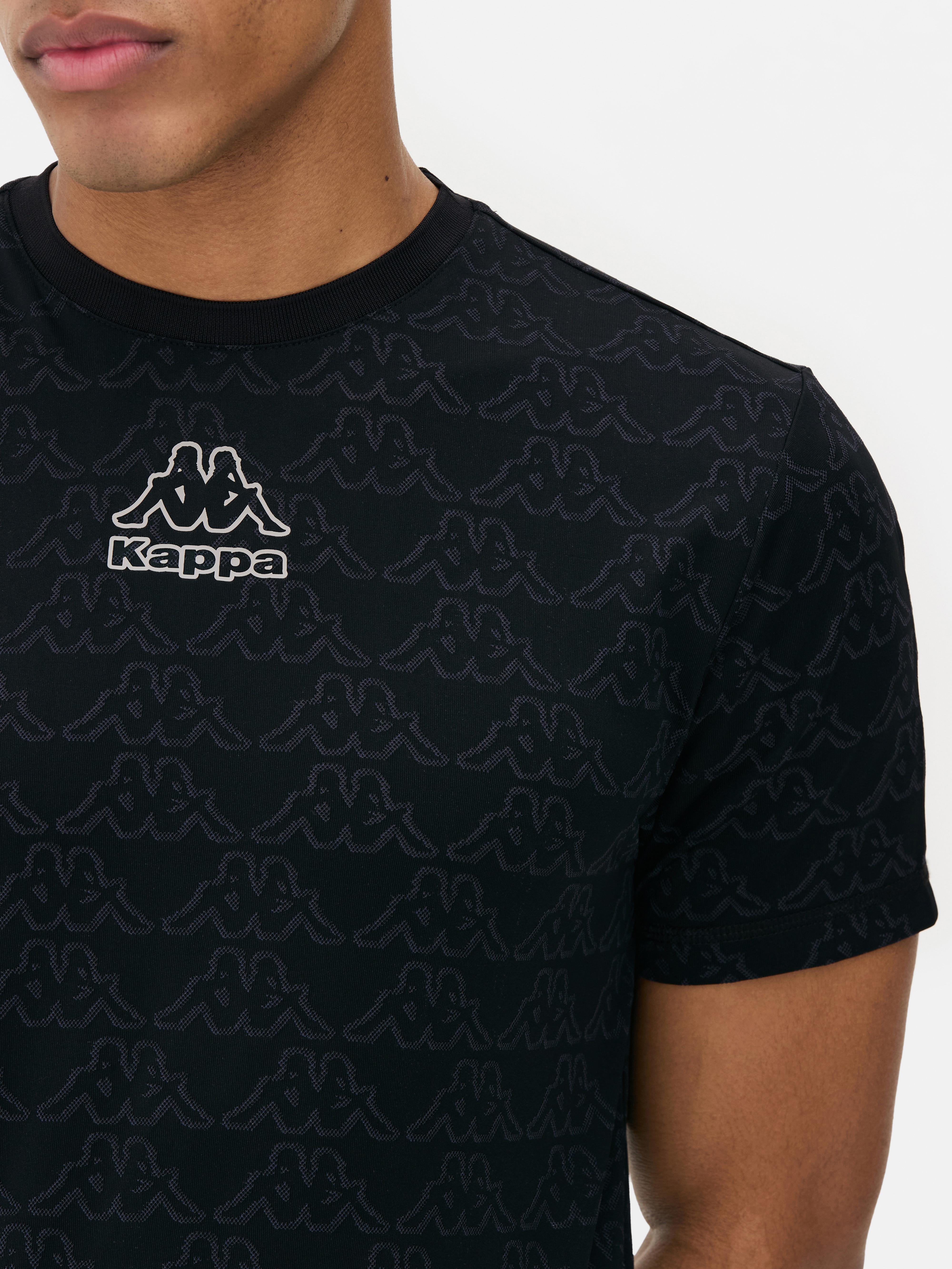 Žakárové tričko s potlačou Kappa x Primark