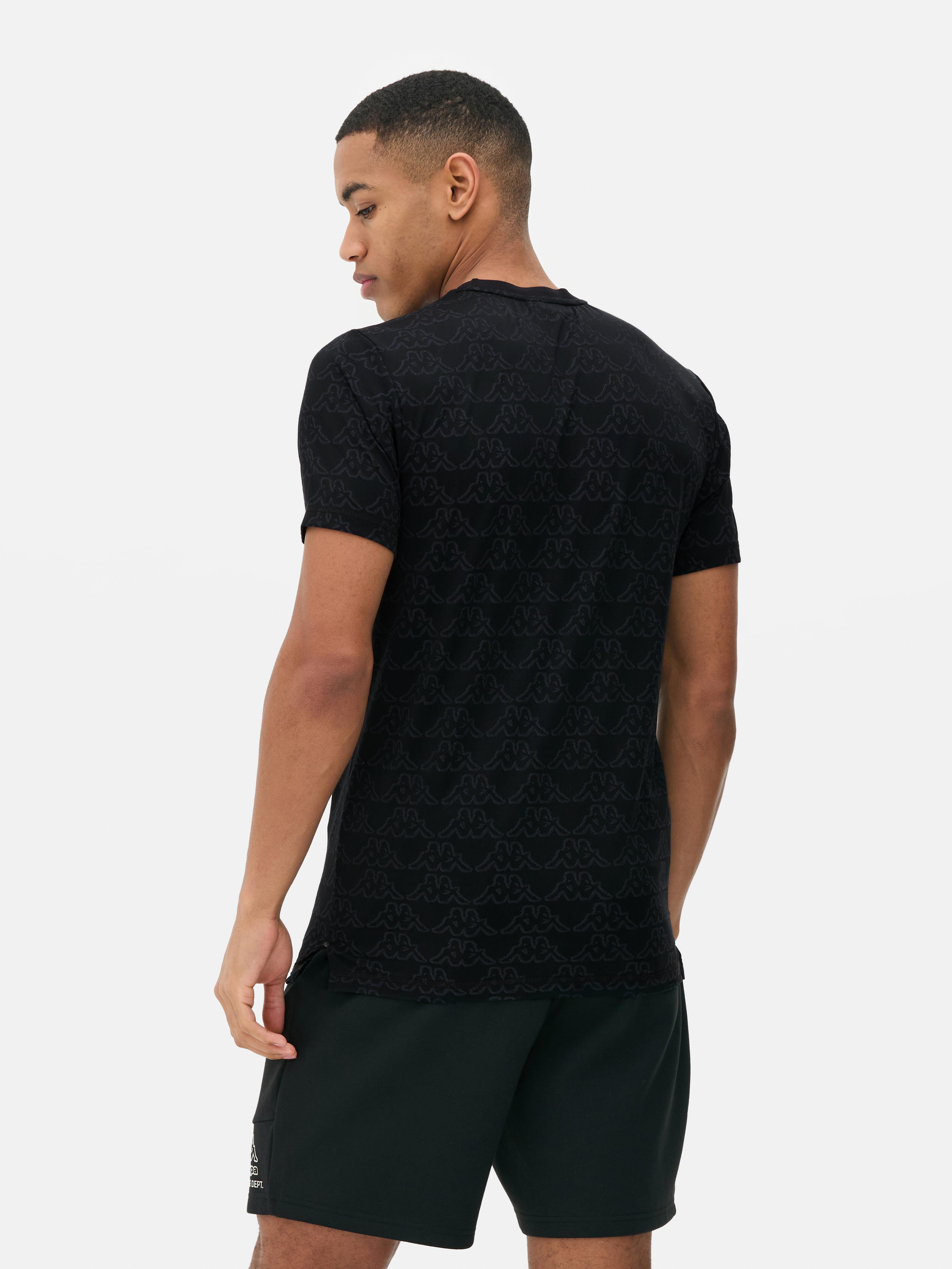 Žakárové tričko s potlačou Kappa x Primark