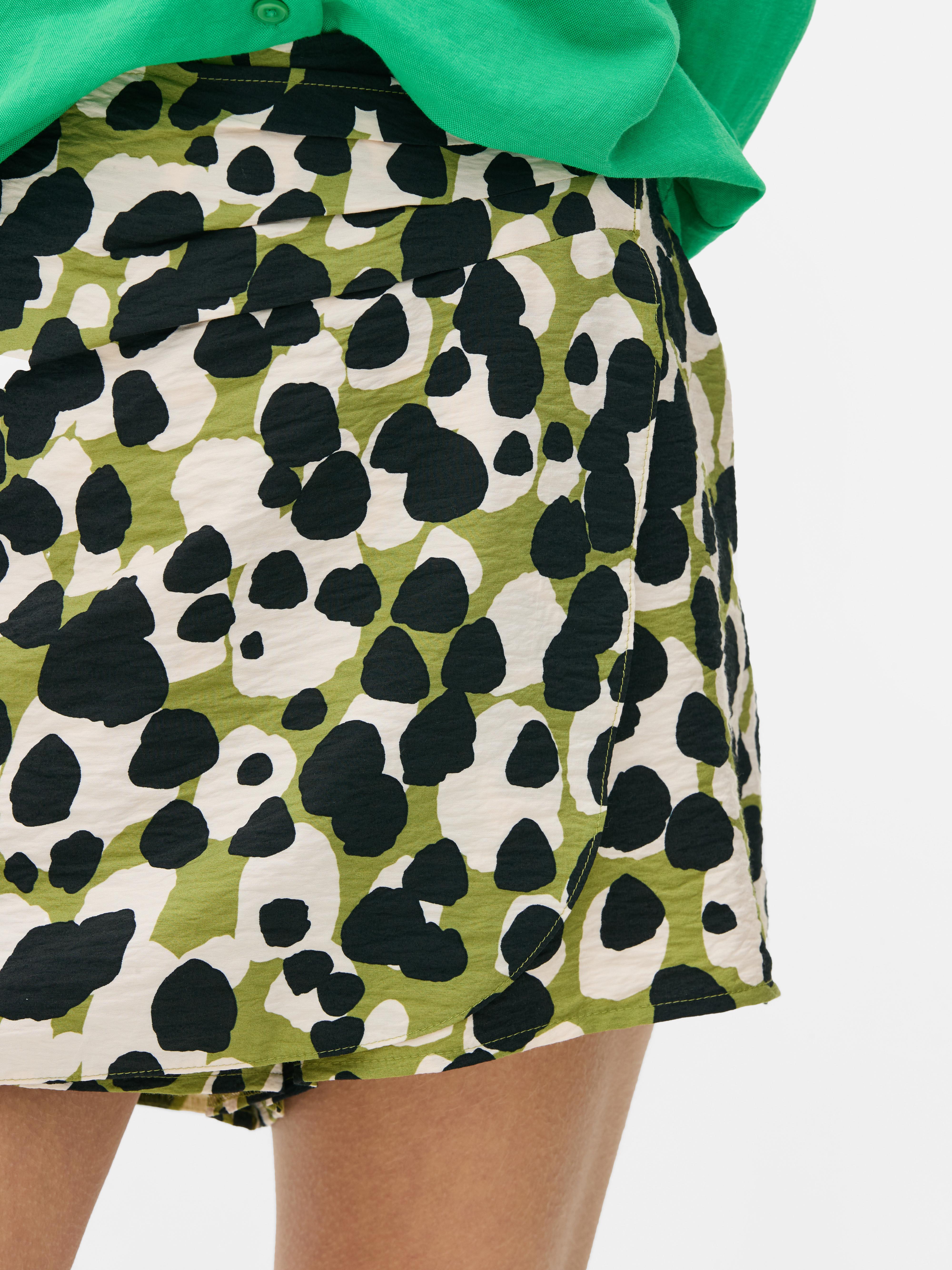 Printed Mini Skort