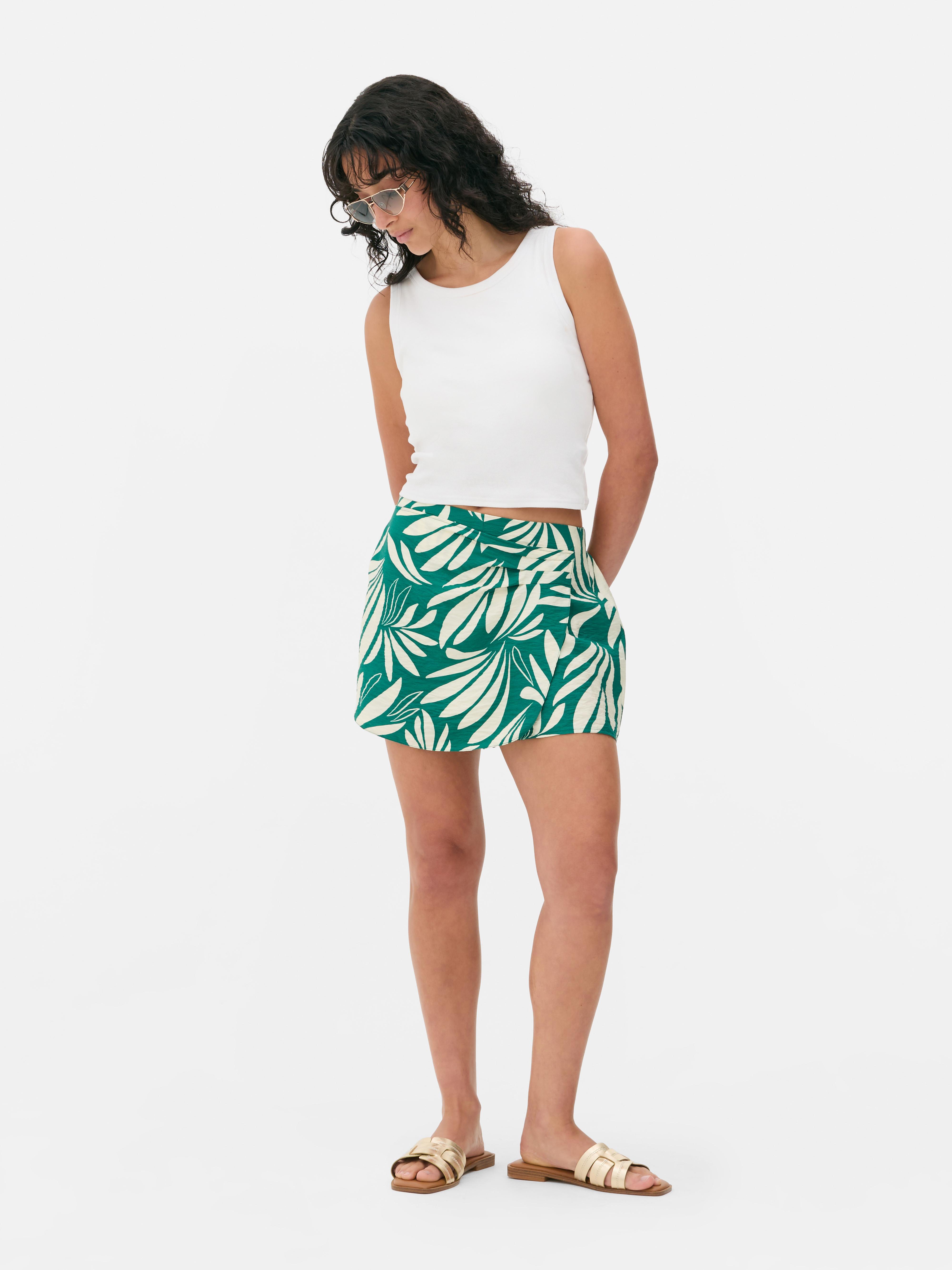 Printed Mini Skort