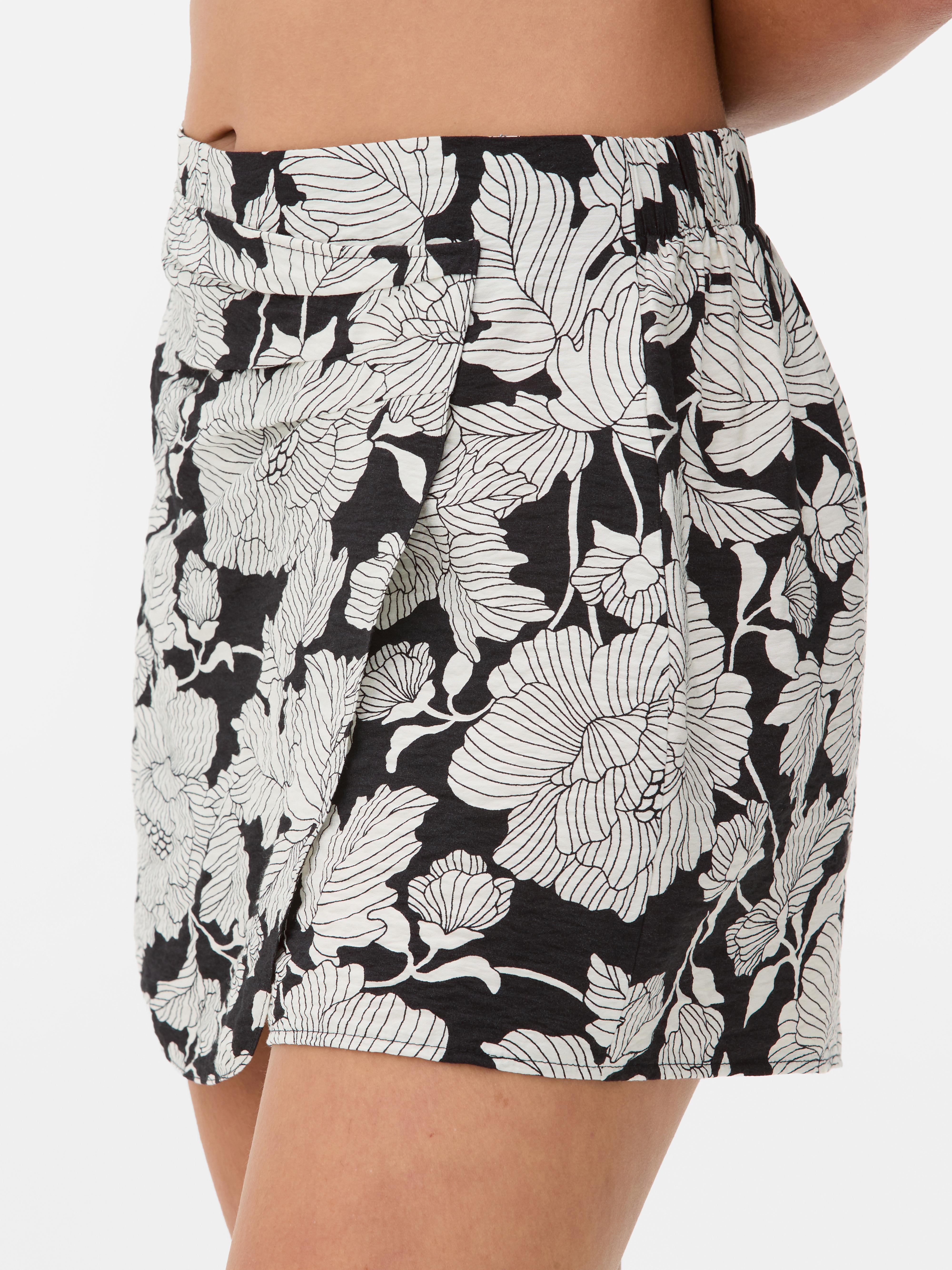 Printed Mini Skort