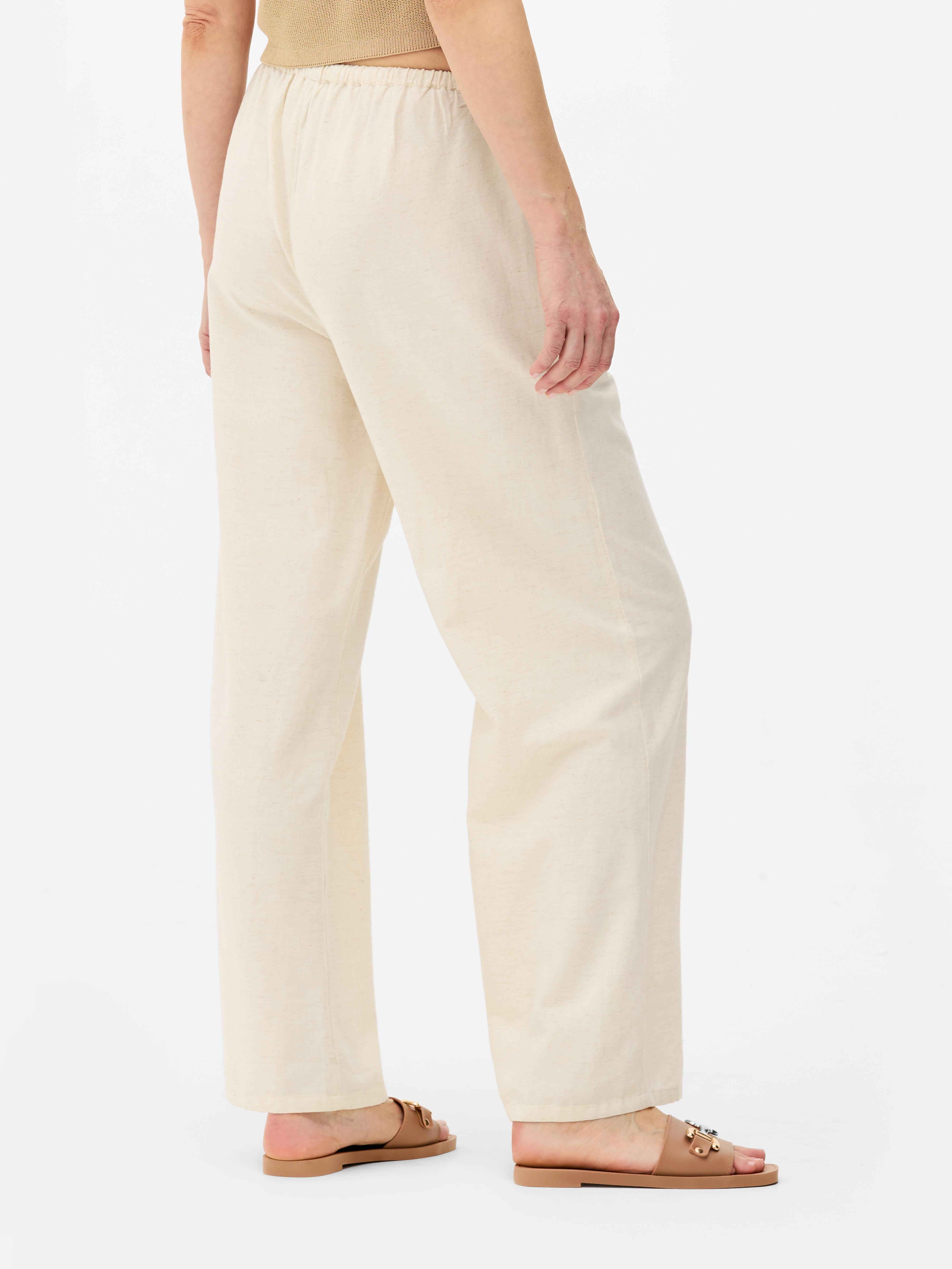 Pantalones con cinturilla